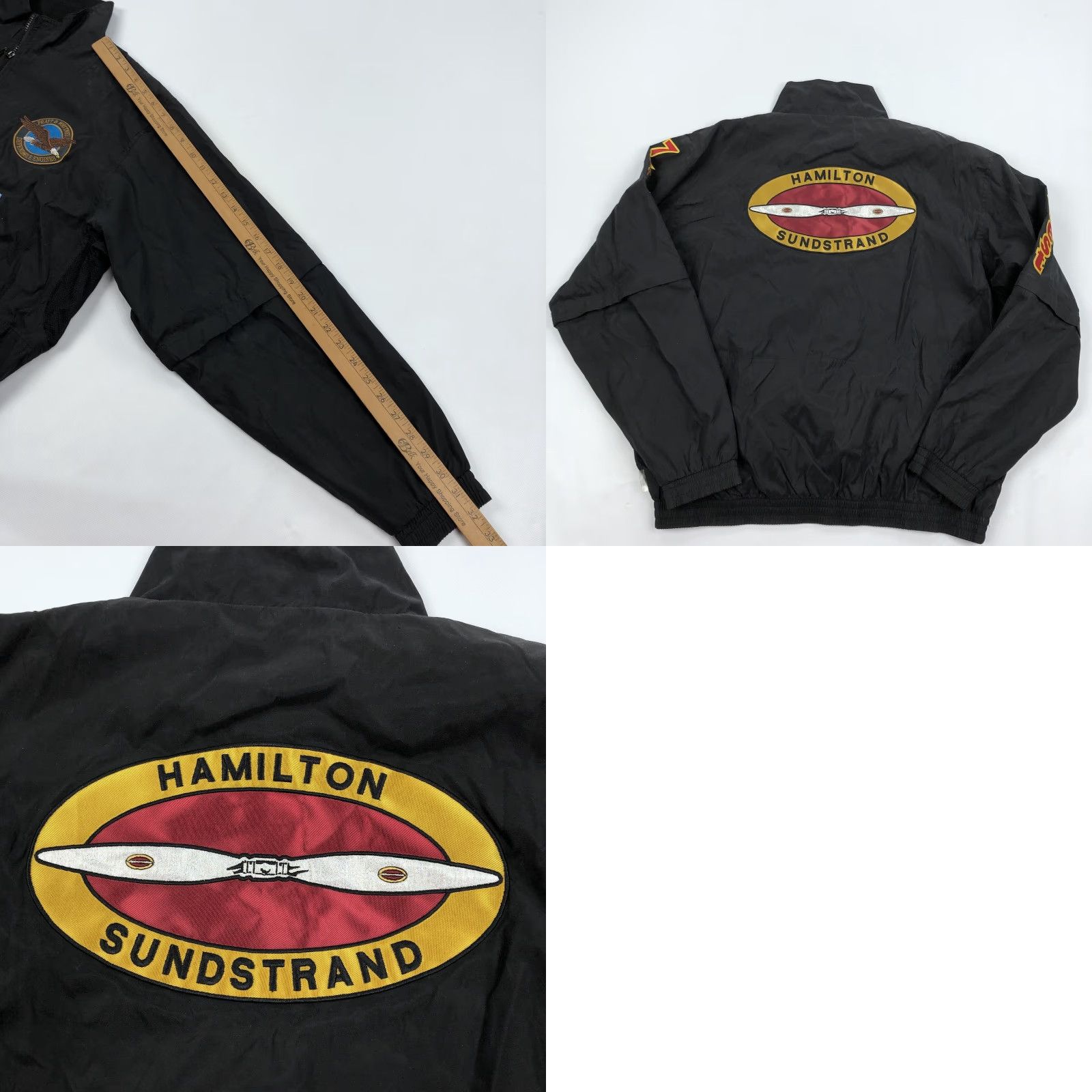 Weatherproof VINTAGE Weatherproof Jacket Windbreaker XL Mens Black Quarter-Zip Mock Neck Logo Aviation Corporate Weatherproof SkyWest United Way Size US XL / EU 56 / 4 - 8 Thumbnail