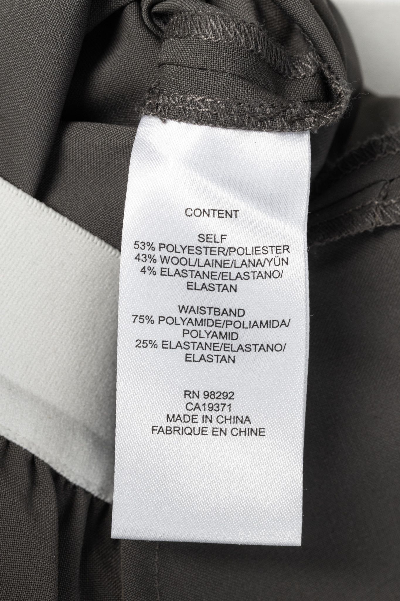 Tibi Tibi Marit Dark Stone Tropical Wool Pull-On Pant Size 26" / US 2 / IT 38 - 7 Thumbnail