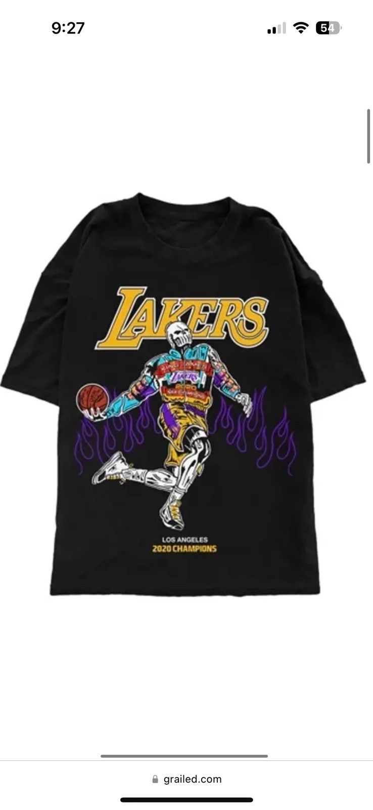 Warren Lotas Warren Lotas NBA Lakers 2020 Champions Size US L / EU 52-54 / 3 - 1 Preview