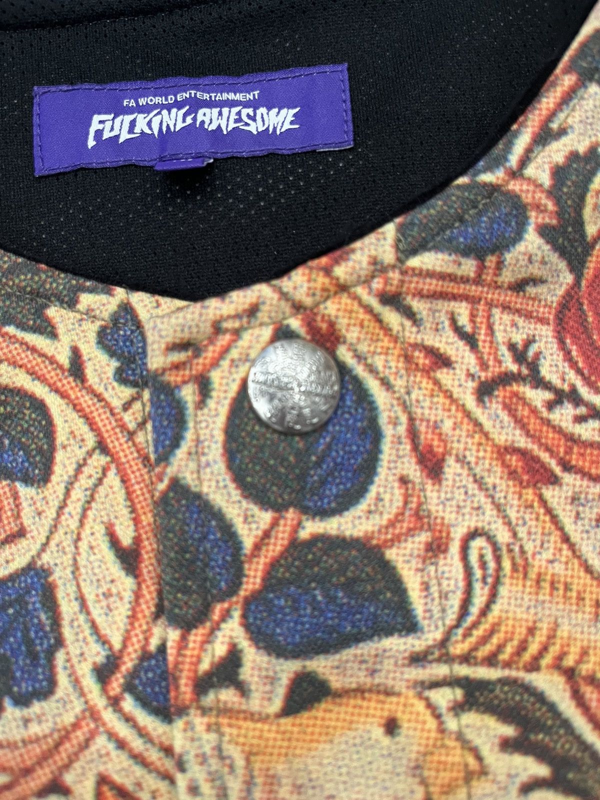 Fucking Awesome Fucking Awesome FA World Ent Floral Button Jersey Shirt Size US M / EU 48-50 / 2 - 3 Thumbnail