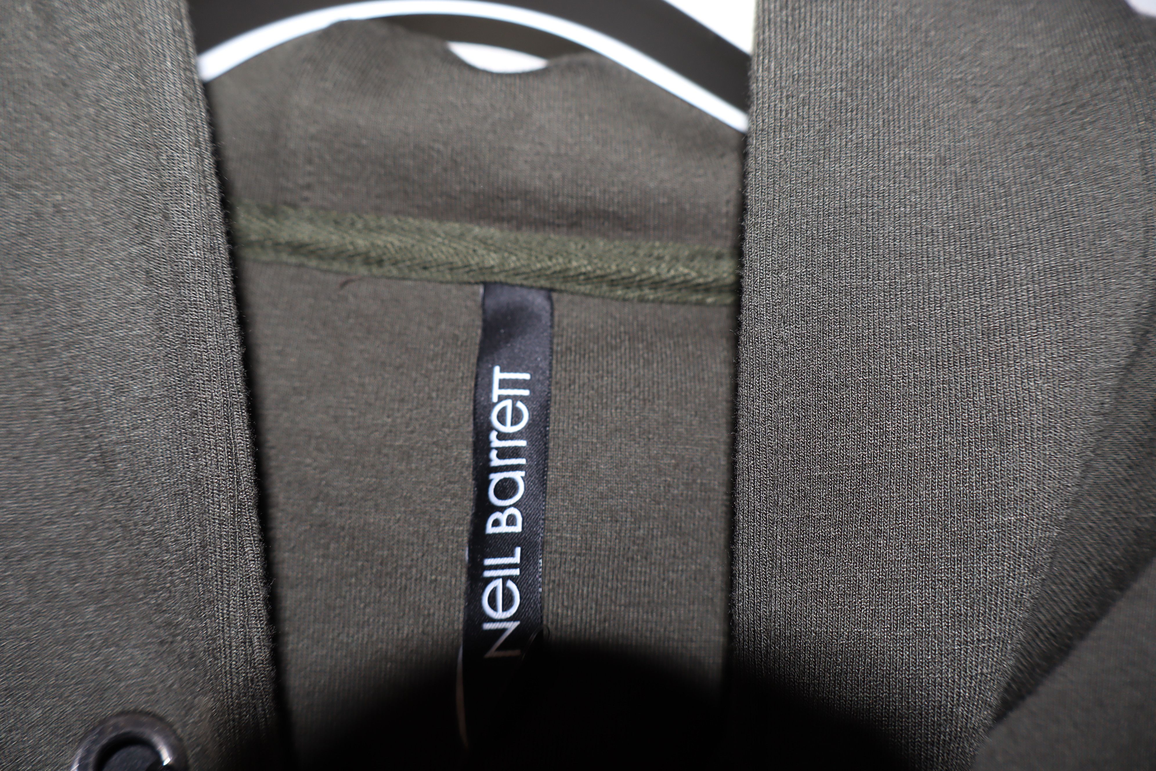 Neil Barrett Bolt print neoprene hoodie * Size M* Size US M / EU 48-50 / 2 - 7 Thumbnail