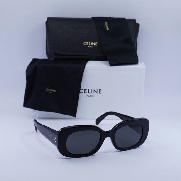 Celine 🕶️ New Celine CL40287U 01A Sunglasses - Shiny Black Frame Size ONE SIZE - 1 Thumbnail