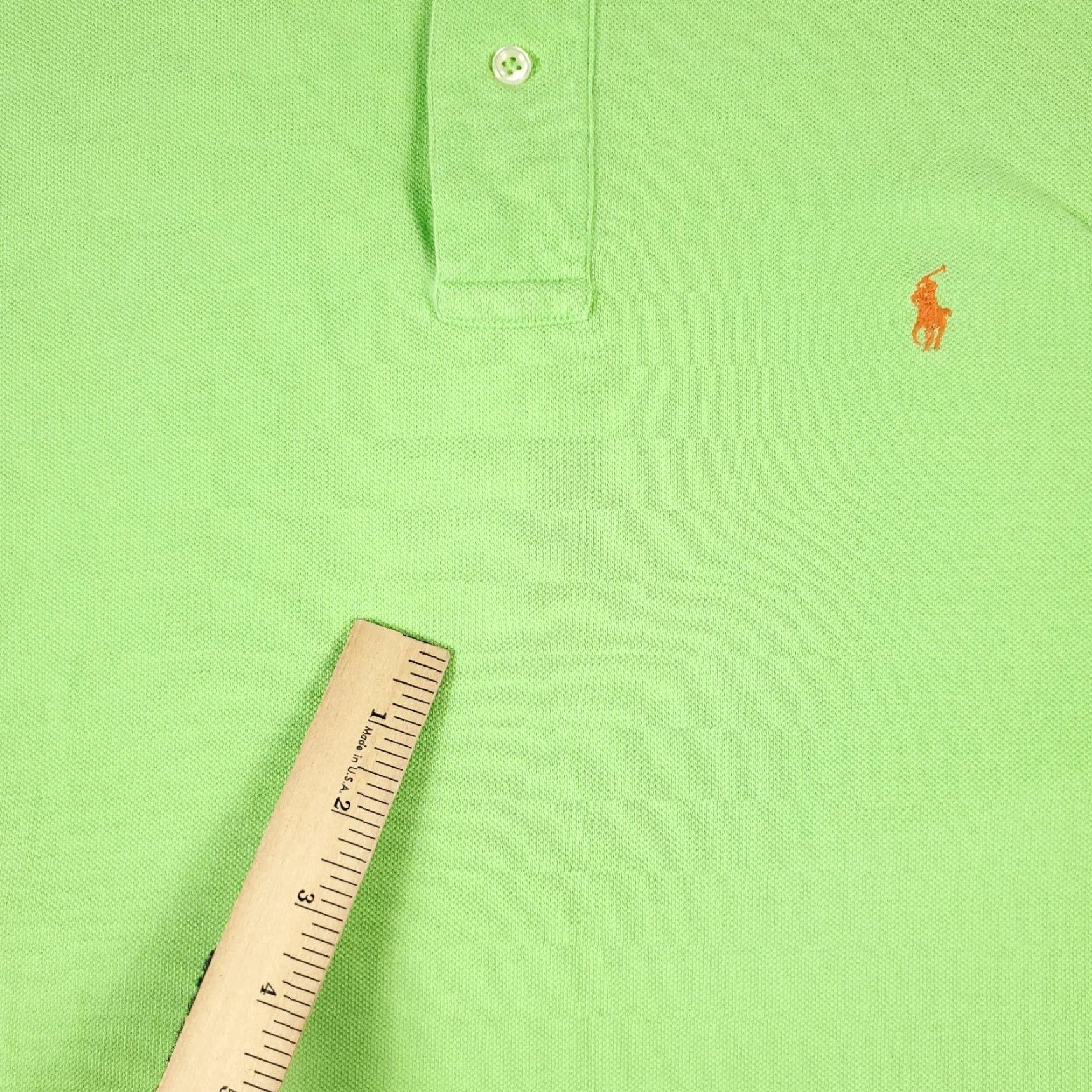 Ralph Lauren Ralph Lauren Polo Shirt Mens Large Brown Solid Short Sleeve Size US L / EU 52-54 / 3 - 4 Thumbnail