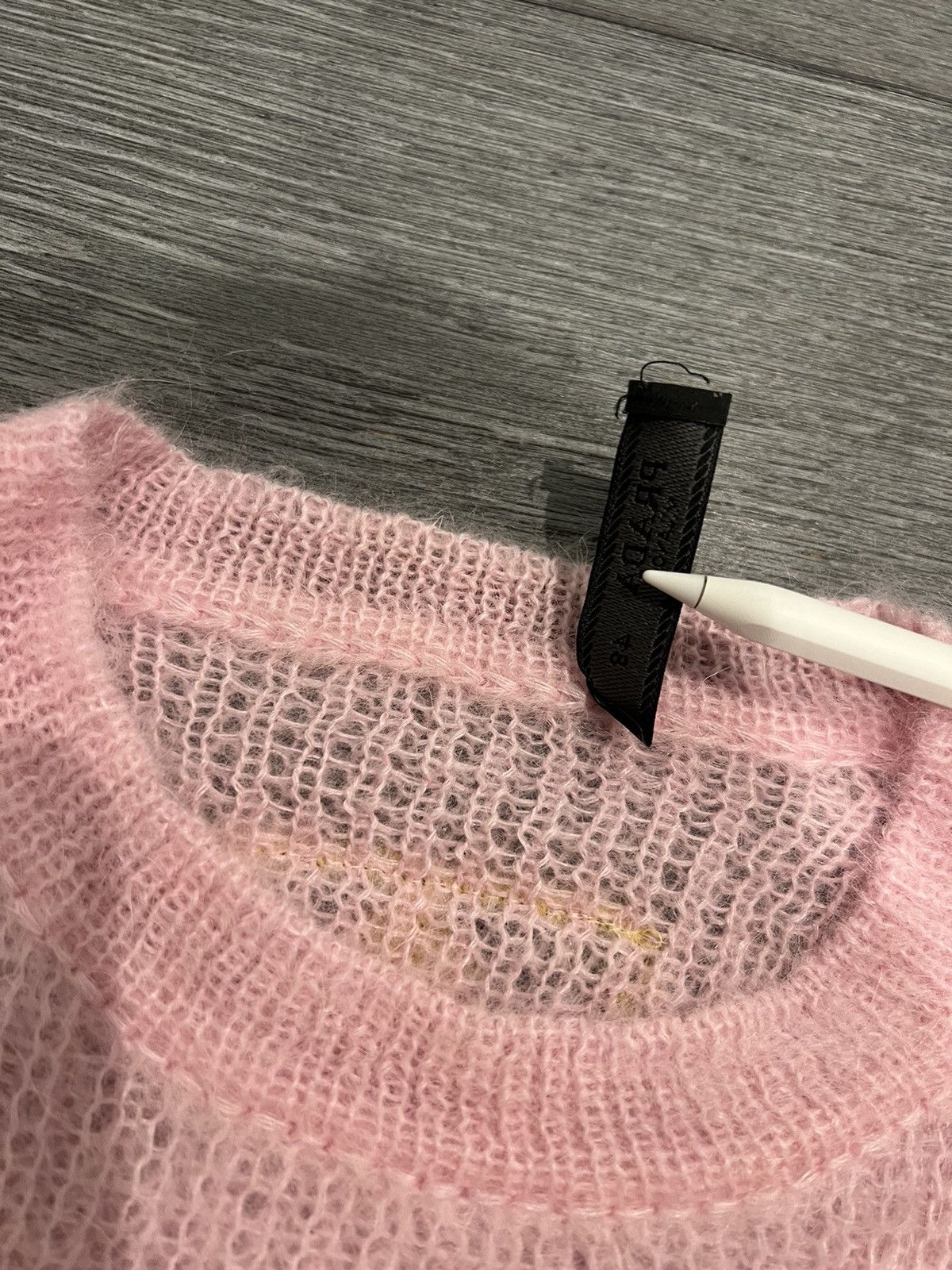 Prada Prada Crew Neck Mohair Blend Pink Sweater Size US M / EU 48-50 / 2 - 7 Thumbnail
