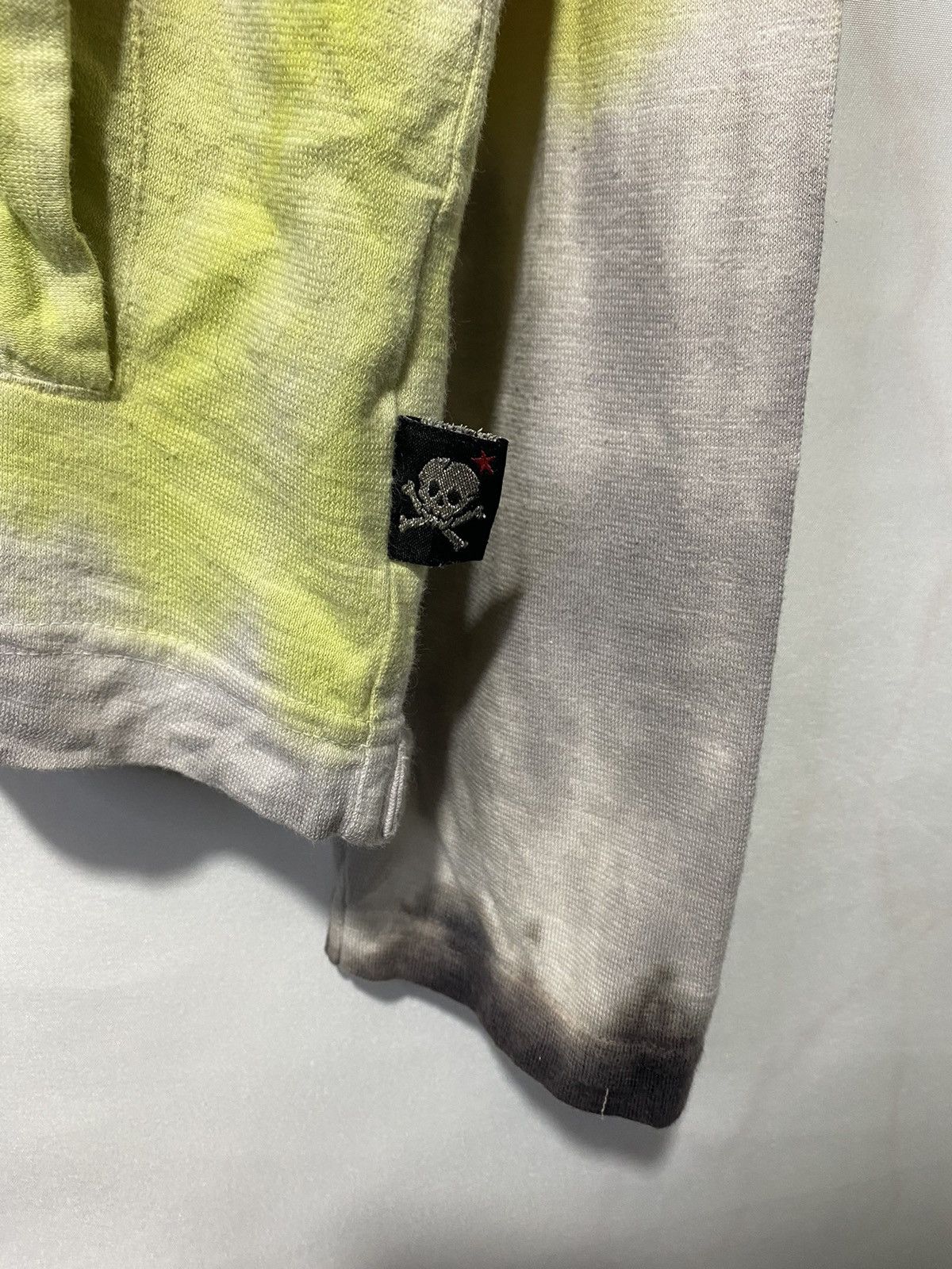 Japanese Brand Japanese Denim Bar skull tie dye fur hoodie Size US M / EU 48-50 / 2 - 10 Thumbnail