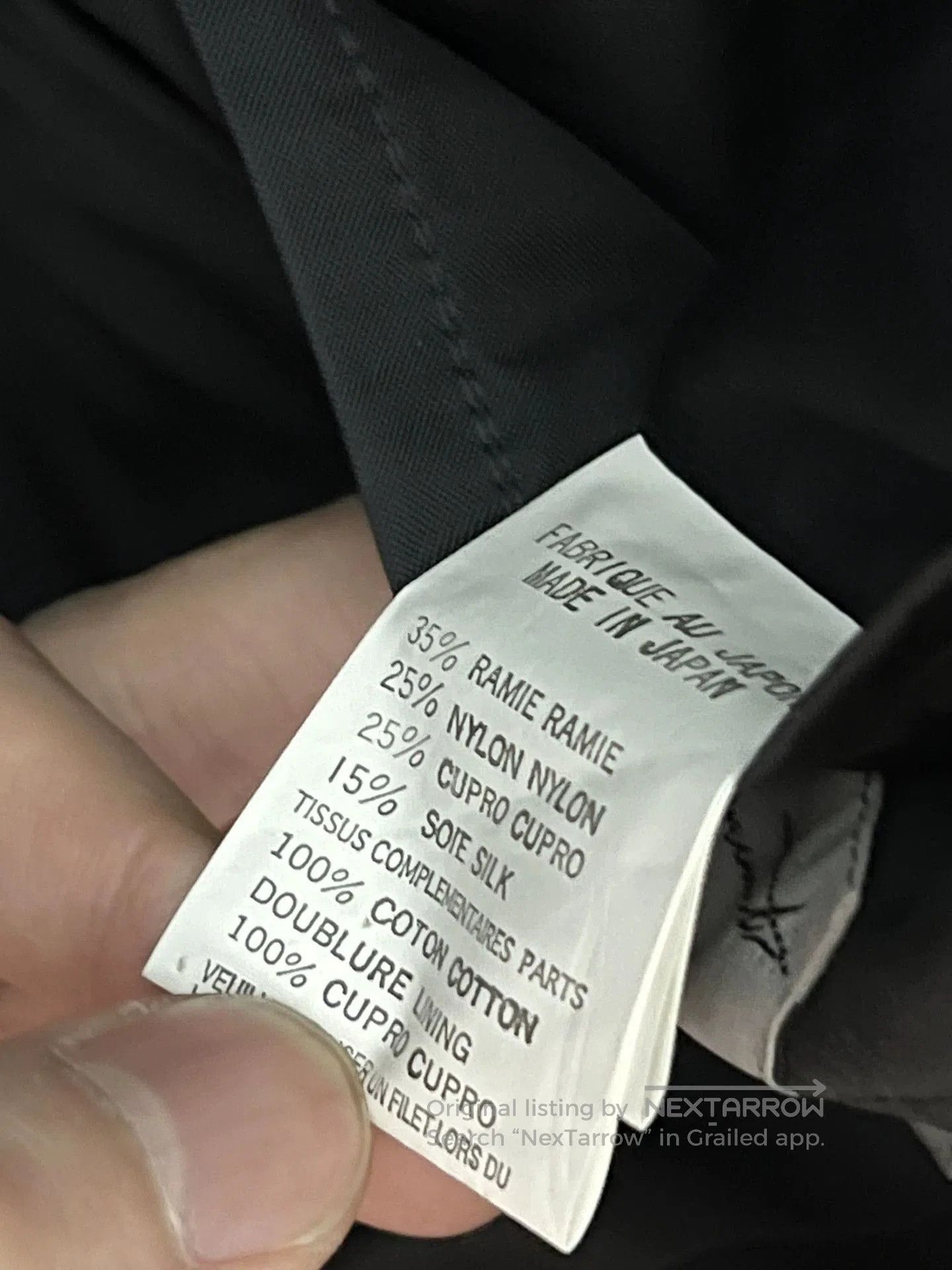 Yohji Yamamoto Yohji Yamamoto Pour Homme 07SS Size 3. Size US L / EU 52-54 / 3 - 3 Thumbnail