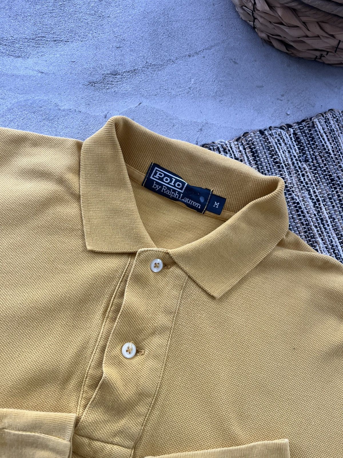 Polo Ralph Lauren Vintage Polo Ralph Lauren Yellow Rugby Polo shirt Avantgarde Size US M / EU 48-50 / 2 - 8 Thumbnail