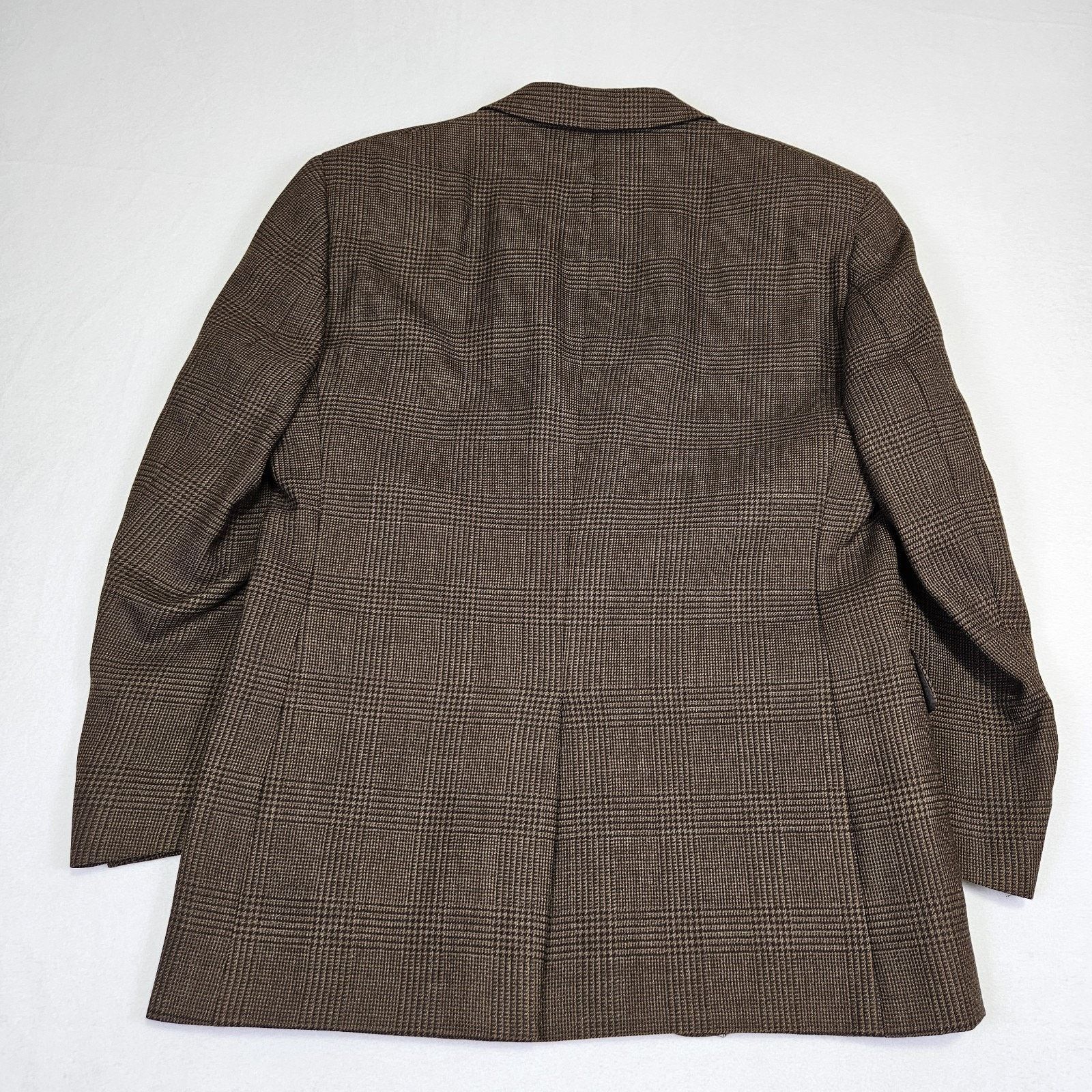 Jos. A. Bank Jos A Bank Blazer Men 40S Windowpane Plaid Jacket Size 40S - 4 Thumbnail