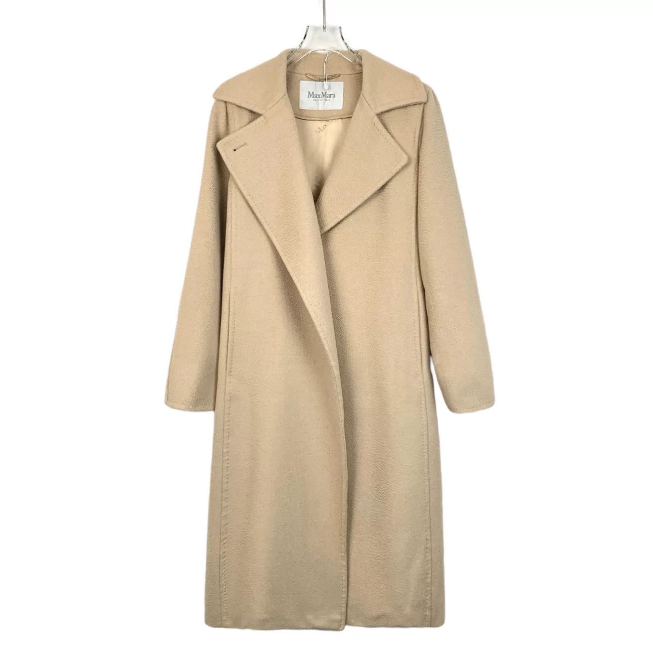 Max Mara camel wool belted coat by maxmara Size US XXS / EU 40 - 1 Thumbnail