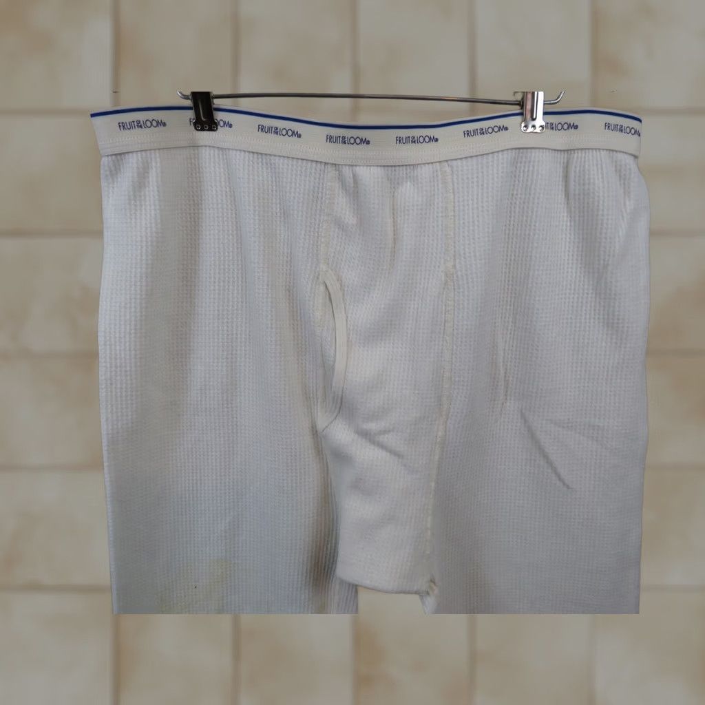 Fruit Of The Loom Vintage Fruit of the Loom Thermal Weave Long Johns Pants XL Size US 36 / EU 52 - 1 Thumbnail