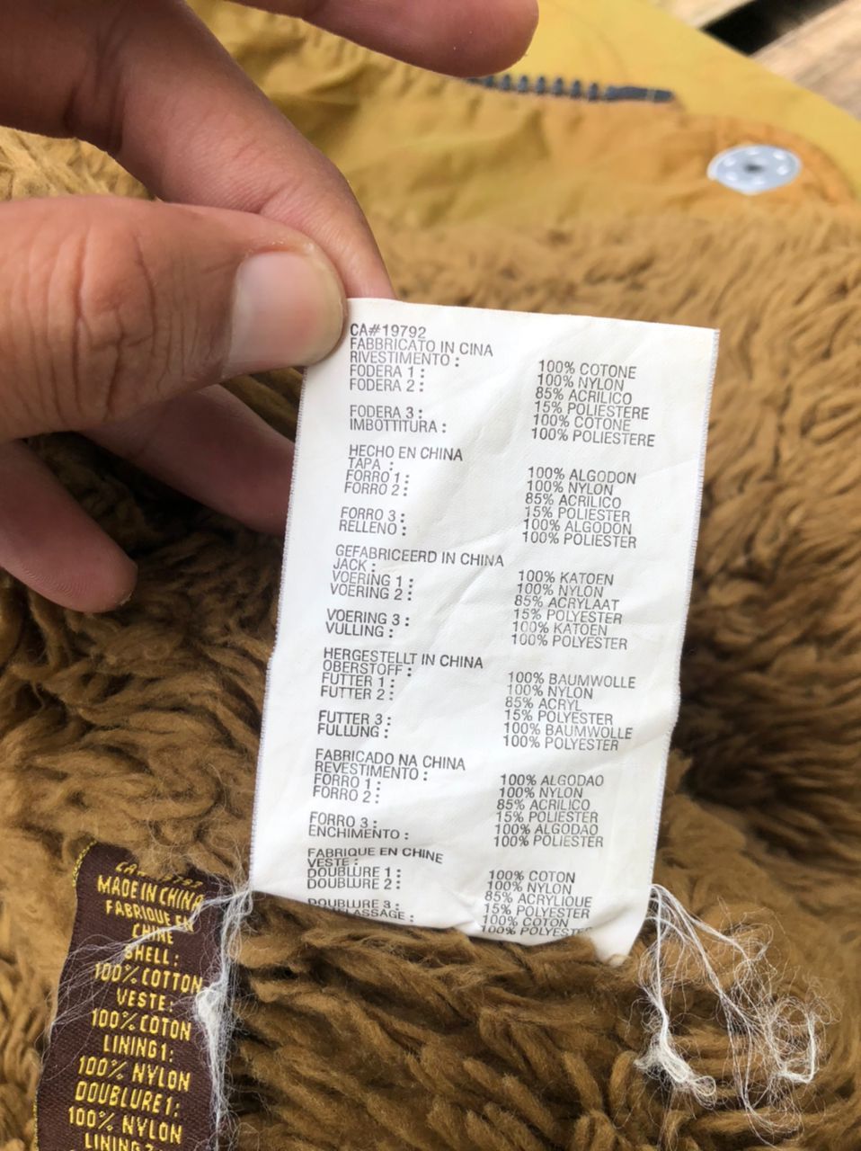 Timberland × Vintage Vintage Timberland Quilted Sherpa Jacket Faded Size US M / EU 48-50 / 2 - 6 Thumbnail
