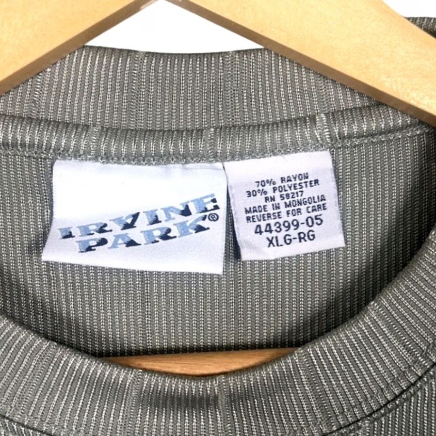 Vintage VINTAGE Irvine Park T-Shirt Gray Striped Short Sleeve XL Men Size US XL / EU 56 / 4 - 5 Thumbnail