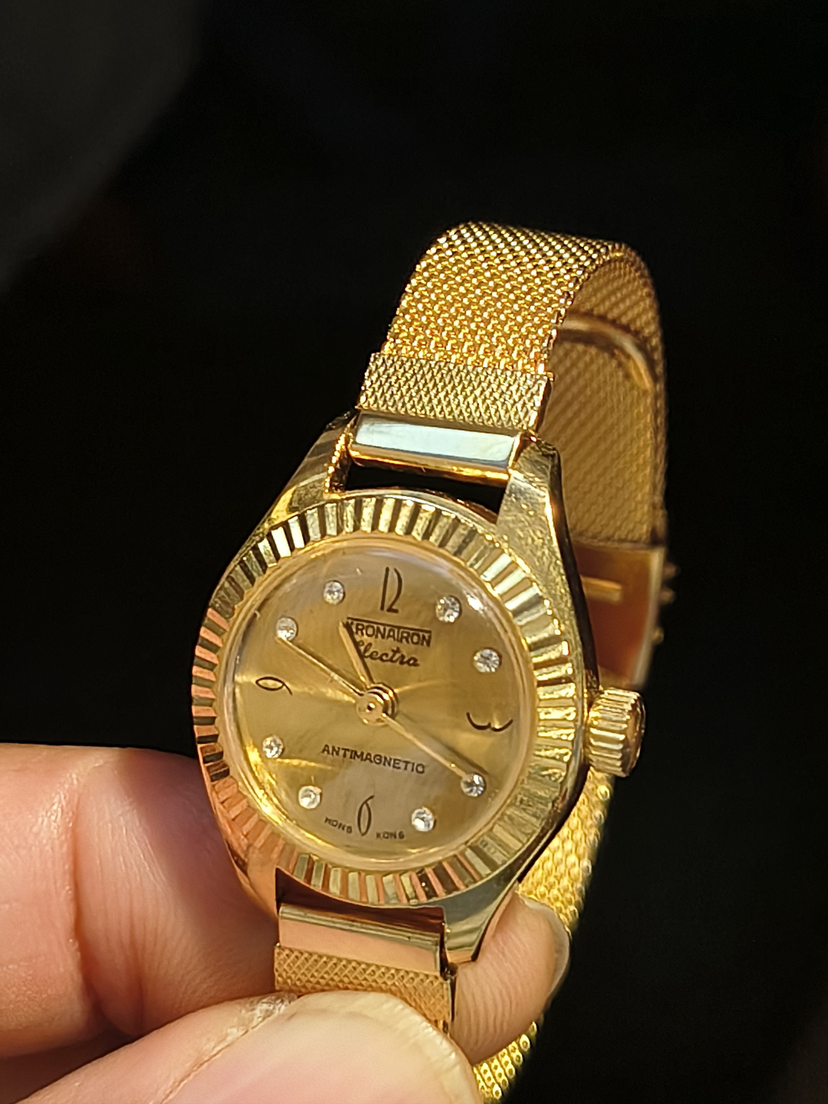 Other Vintage Ladies Kronairon Electra Mechanical Watch.. Works! Size ONE SIZE - 1 Thumbnail