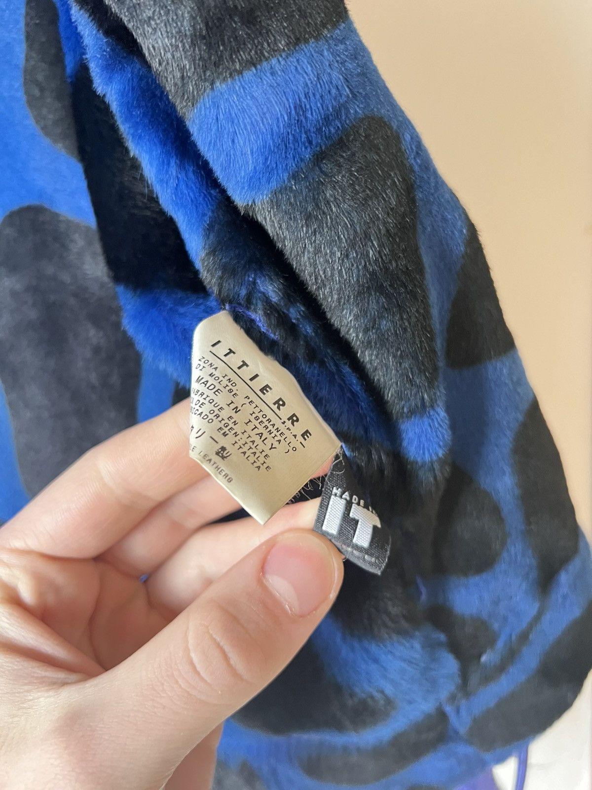Versus Versace Versace Versus neon blue leopard pattern jacket Size L / US 10 / IT 46 - 7 Thumbnail