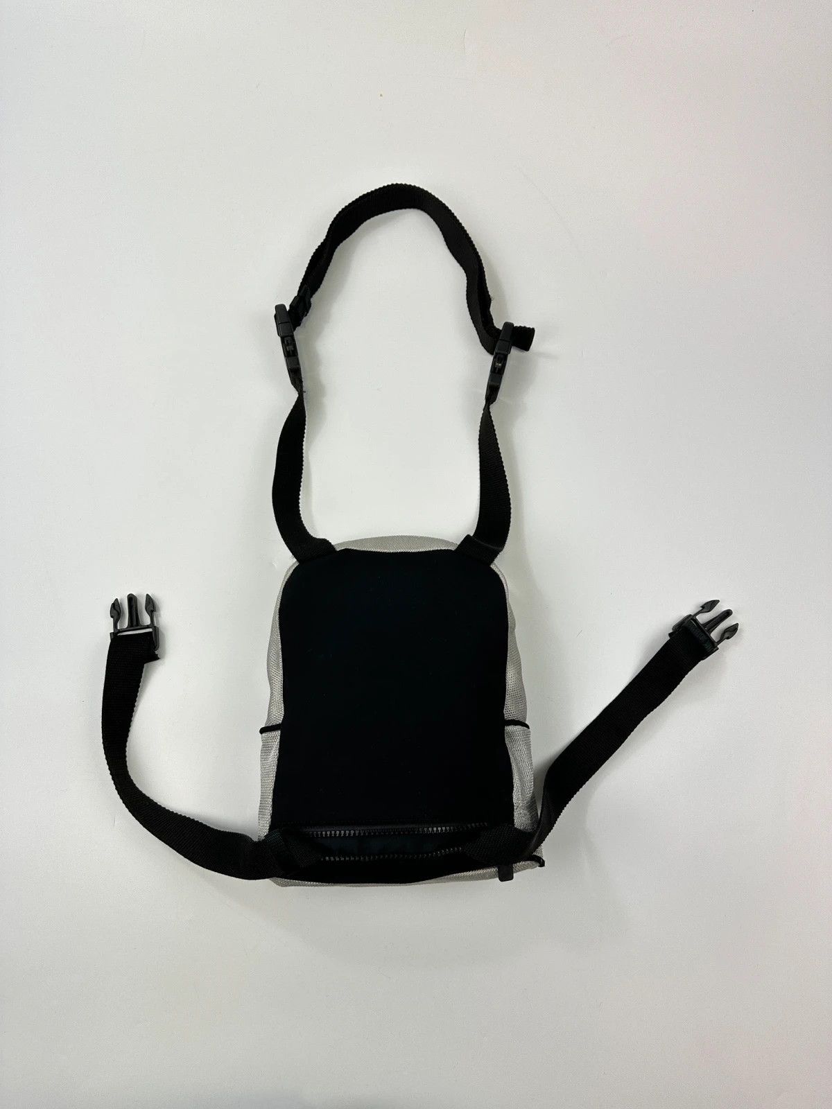 Miu Miu Miu Miu SS99 Grey Mesh 2in1 Chest Bag Backpack Size ONE SIZE - 5 Thumbnail