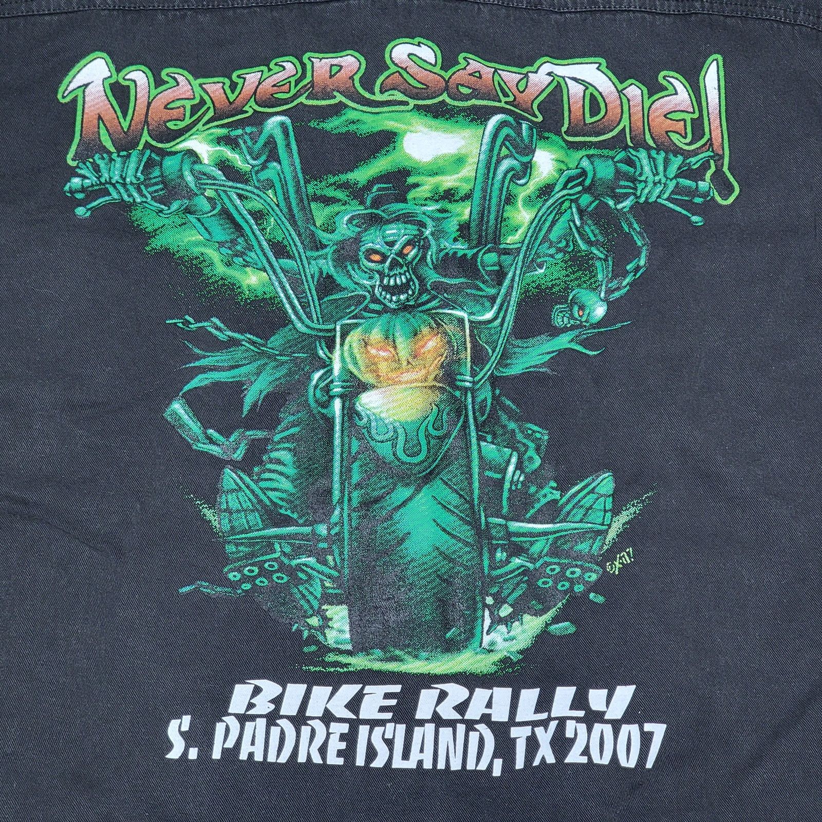 Other Cotton Heritage Denim Top "Tx Biker Rally 2007" - XL Size US XL / EU 56 / 4 - 2 Thumbnail