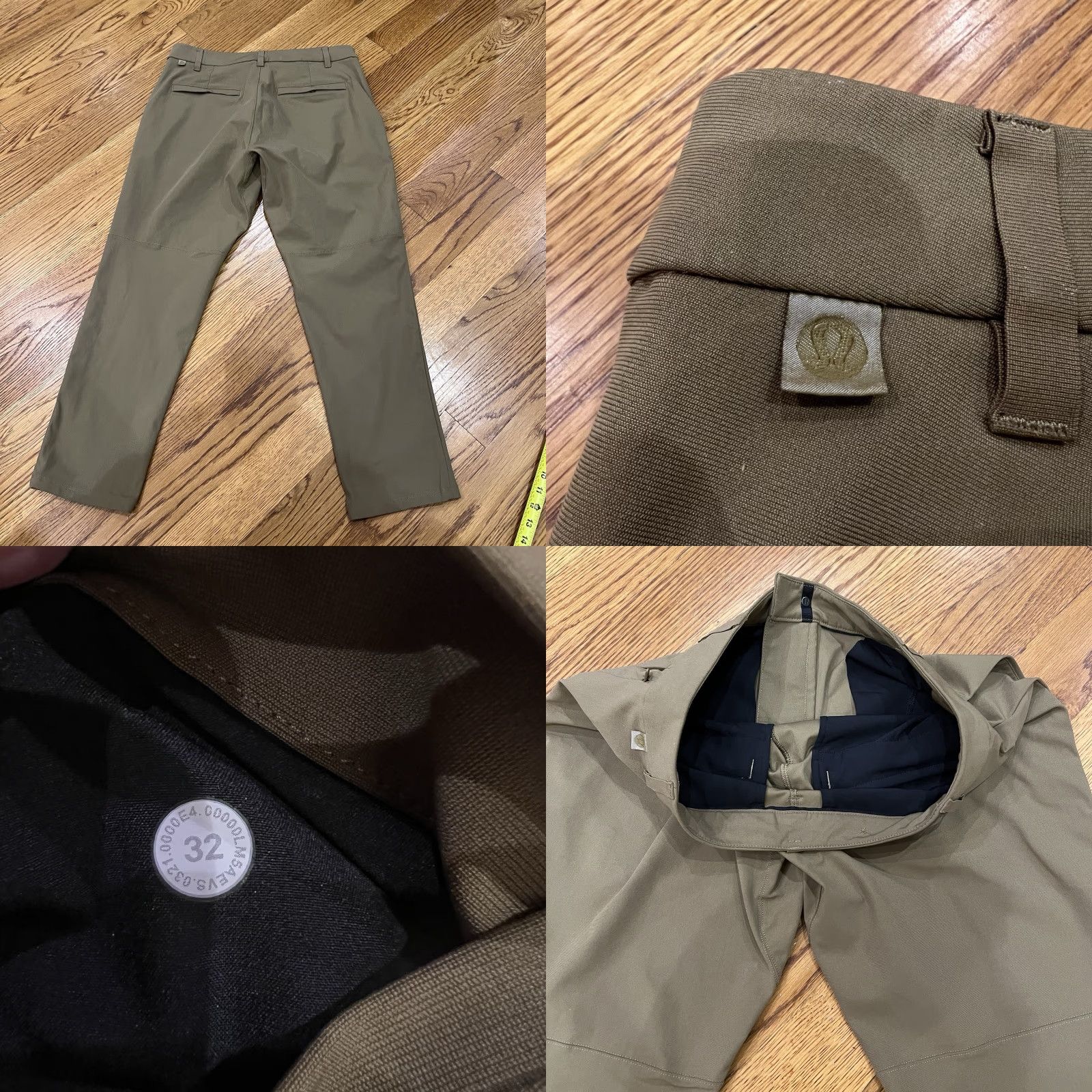 Lululemon VINTAGE Lululemon Golf Pants Men’s 32x28 Slim Chino Artifact Performance Warpstreme Size US 32 / EU 48 - 8 Thumbnail