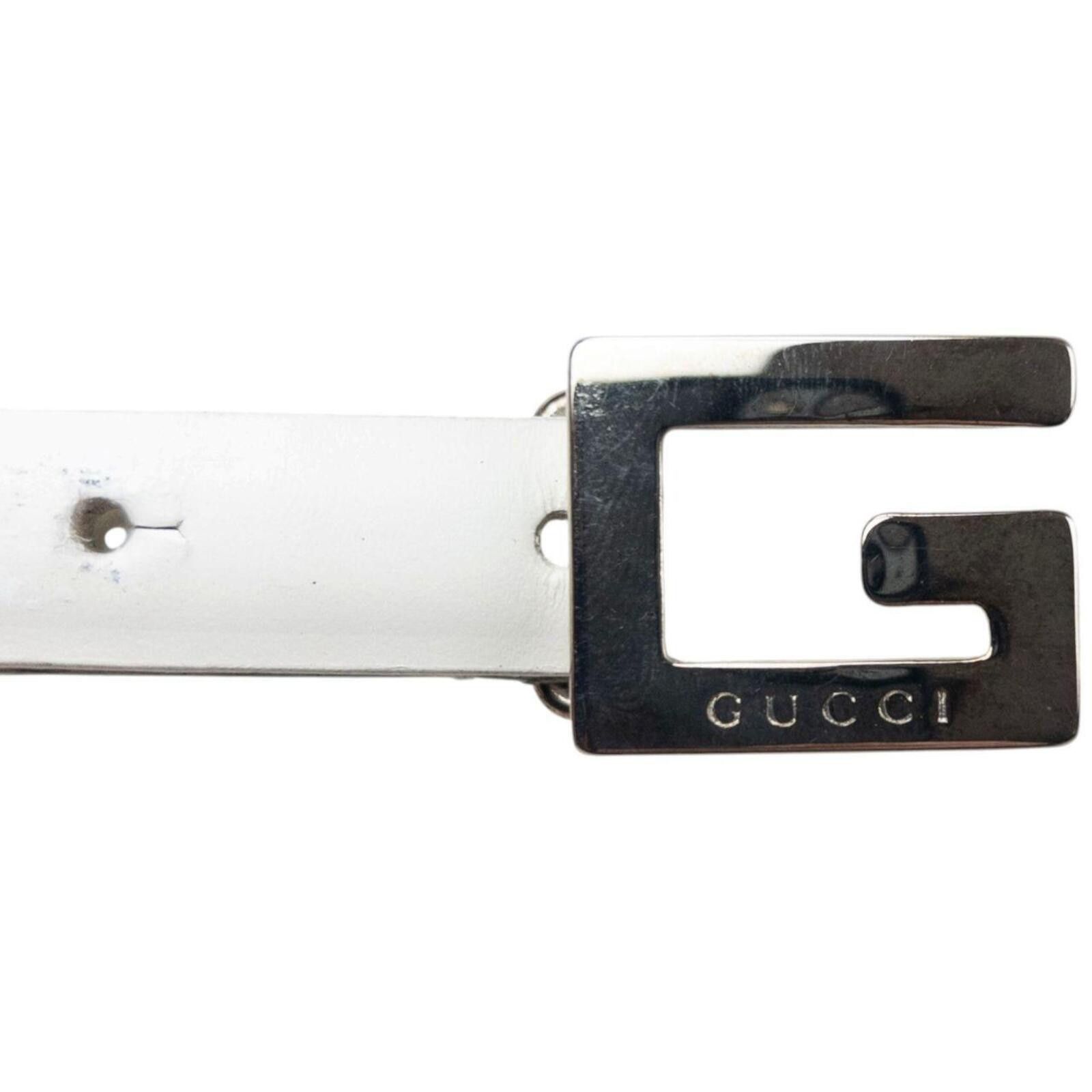 Gucci Vintage 2000s Gucci Leather Belt Size W24 Size ONE SIZE - 2 Thumbnail