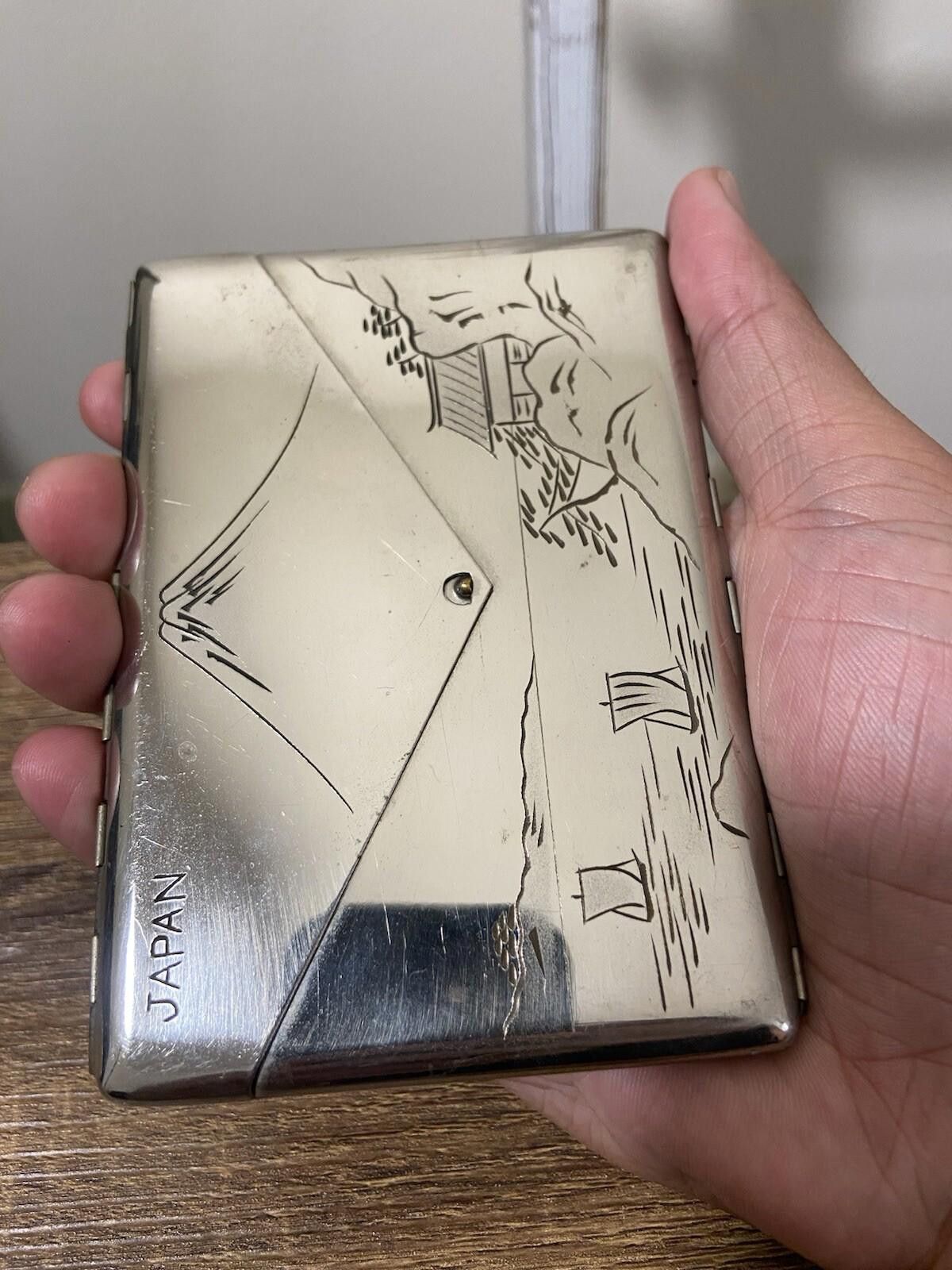 Japanese Brand Japan envelope compress-to-open ocean metal cigarette case Size ONE SIZE - 4 Thumbnail