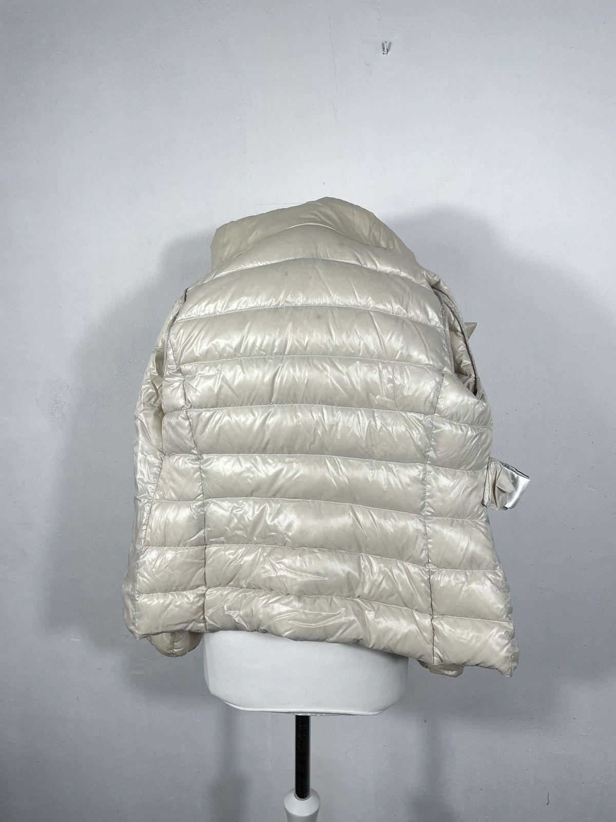 Designer × Moncler Moncler Beige Puffer Hood Down Jakcet Coat Luxury Designer Size S / US 4 / IT 40 - 9 Thumbnail