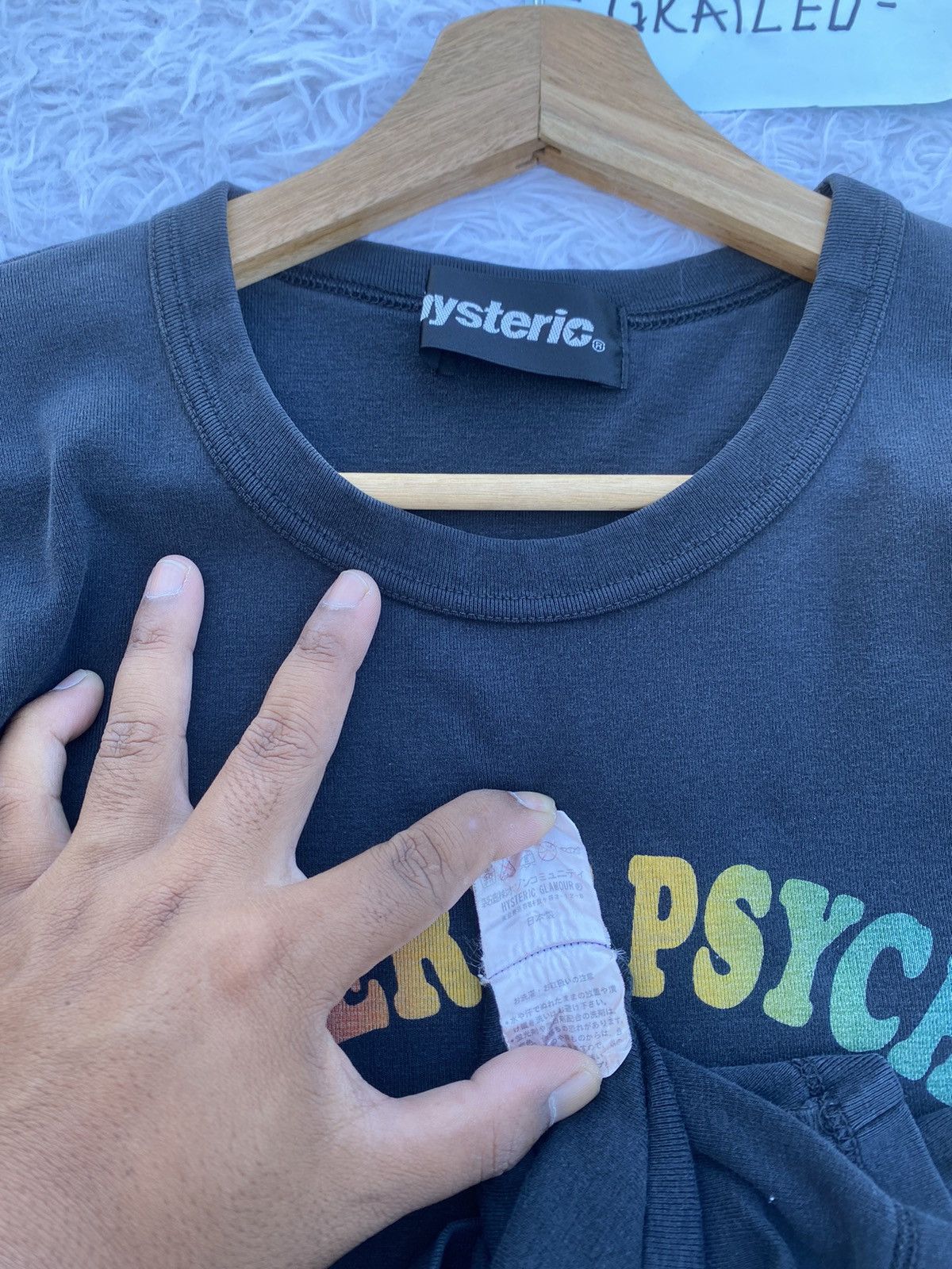 Hysteric Glamour Rare Vintage 90s Hysteric Glamour Physic Tshirt Size US XS / EU 42 / 0 - 22 Thumbnail
