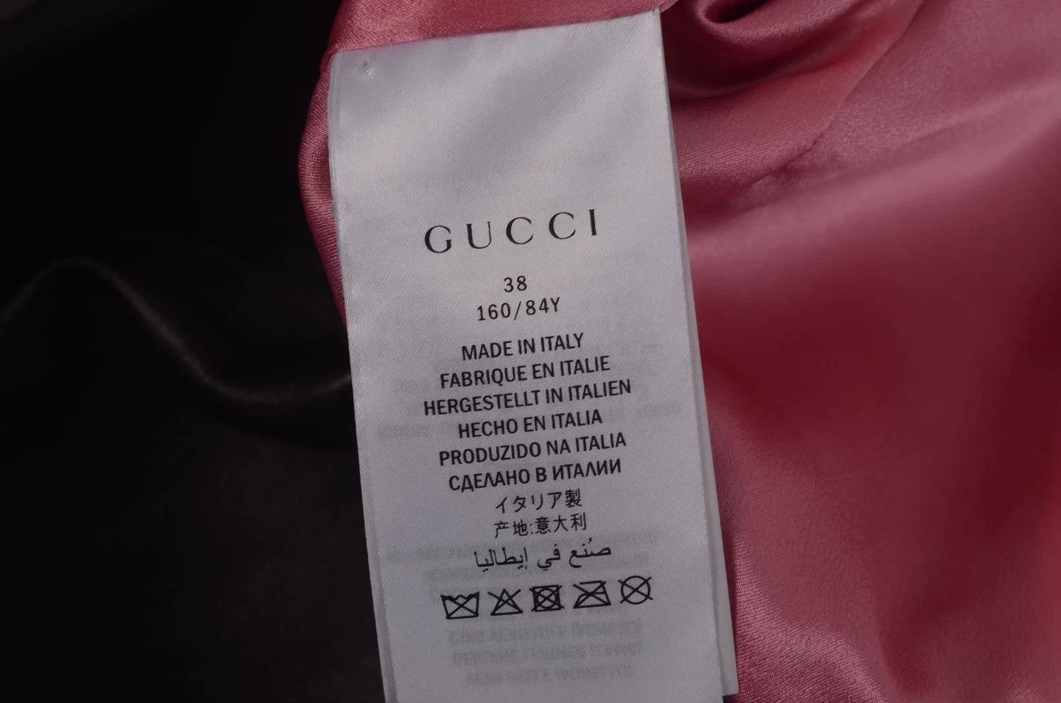 Gucci Gucci Leather Jacket Bow Rhinestone Silver Buckle Size XS / US 0-2 / IT 36-38 - 4 Thumbnail
