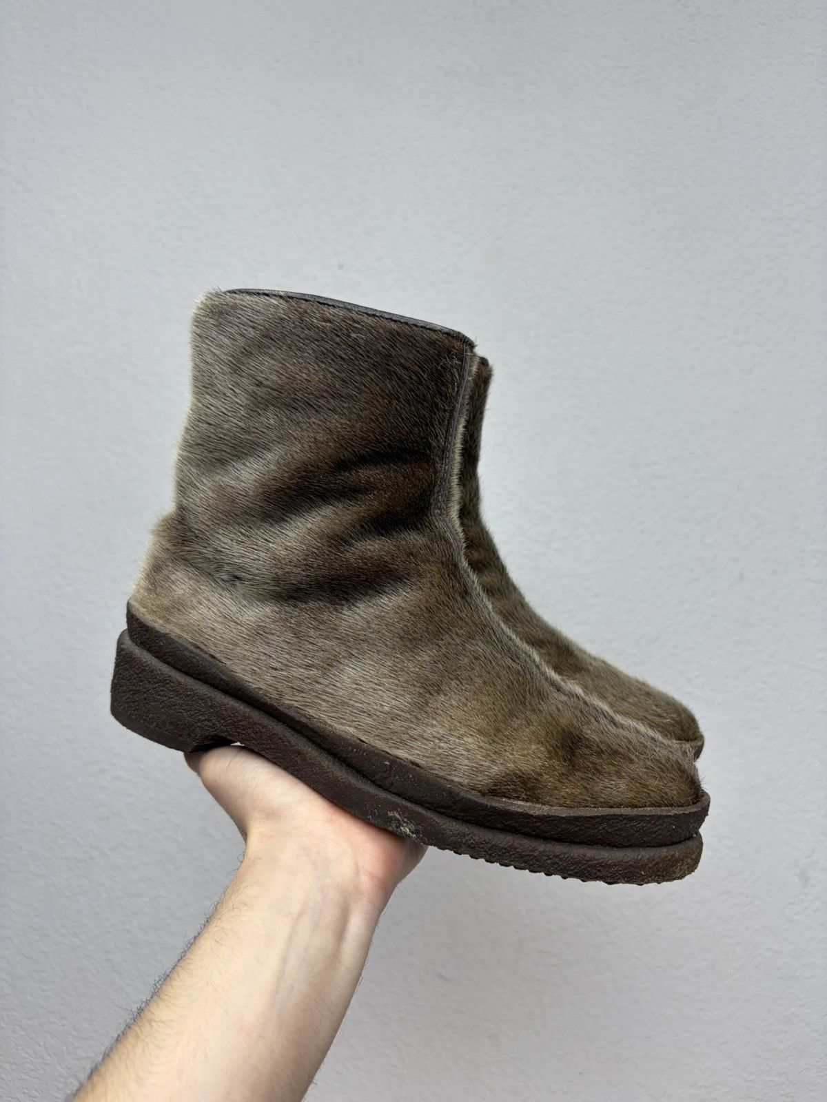 If Six Was Nine Vintage Y2K Guidi CCP Style Distressed Leather Biker Boots Size US 8 / EU 41 - 9 Thumbnail