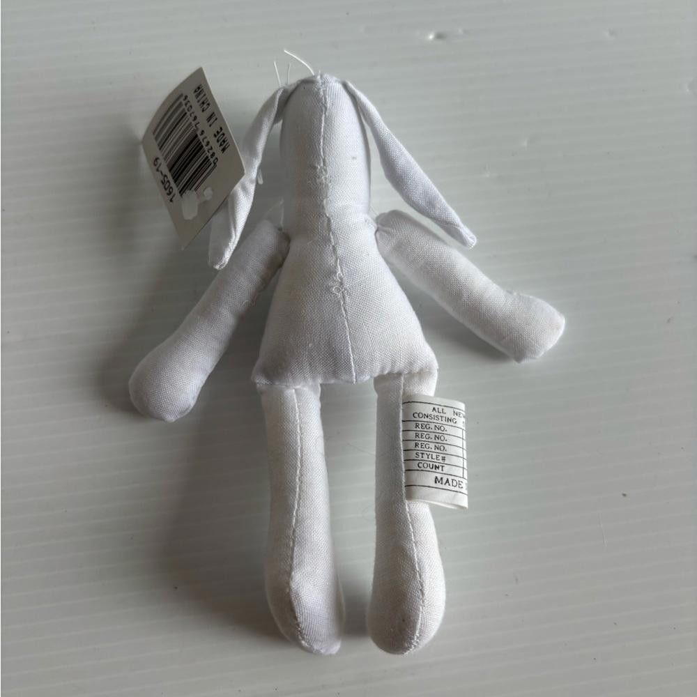 Designer Darice 5" Cloth Muslin Bunny Easter Craft Doll Size ONE SIZE - 2 Thumbnail