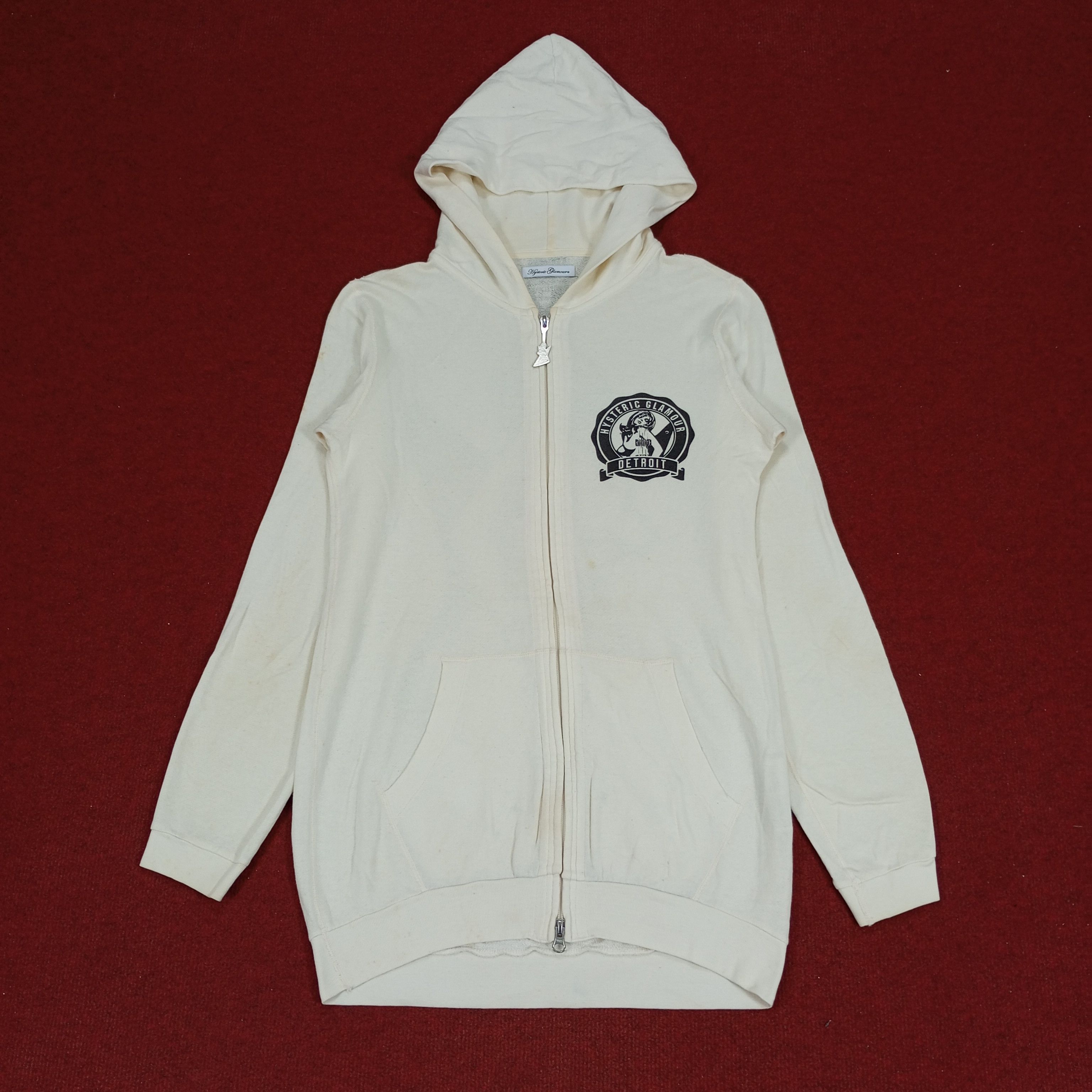 Hysteric Glamour × Japanese Brand × Vintage Hysteric Glamour Japanese Brand Music Style Zipper Hoodies Size US XS / EU 42 / 0 - 3 Thumbnail