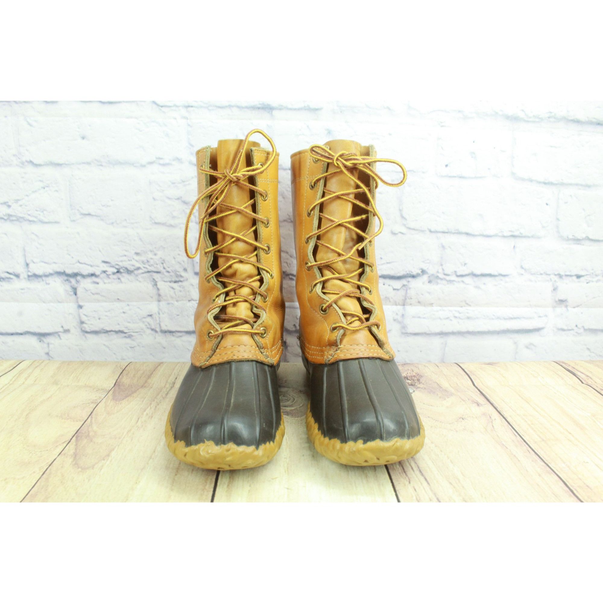 L.L. Bean Vintage LL Bean Brown Leather Duck Hunting Boots Men's 6 M Size US 6 / EU 39 - 5 Thumbnail
