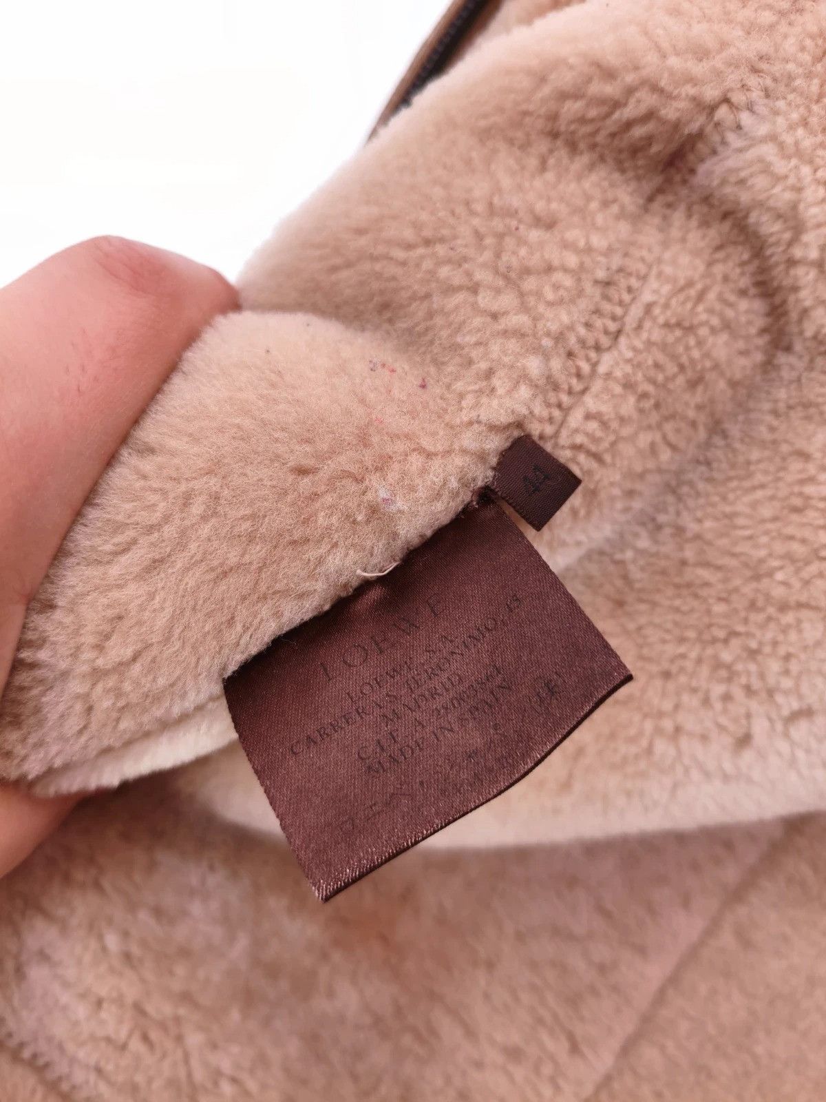 Loewe Loewe vintage made in Spain bomber shearling jacket Size L / US 10 / IT 46 - 9 Thumbnail