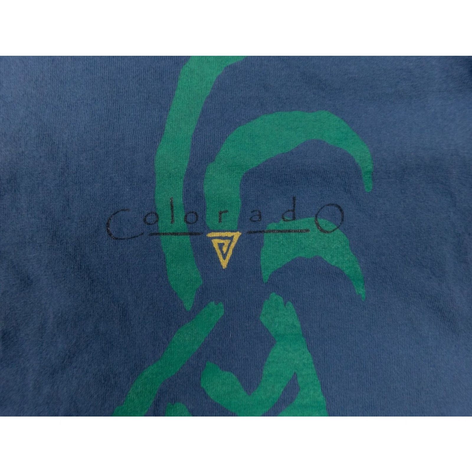 Fruit Of The Loom VINTAGE Fruit of the Loom T-Shirt Adult Large Blue 90s Short Sleeve Mens Size US L / EU 52-54 / 3 - 3 Thumbnail