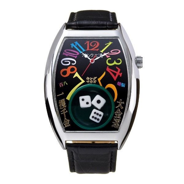 Japanese Brand Frank Miura Life’s a Gamble Watch King Macau Dice Rainbow Size ONE SIZE - 1 Thumbnail