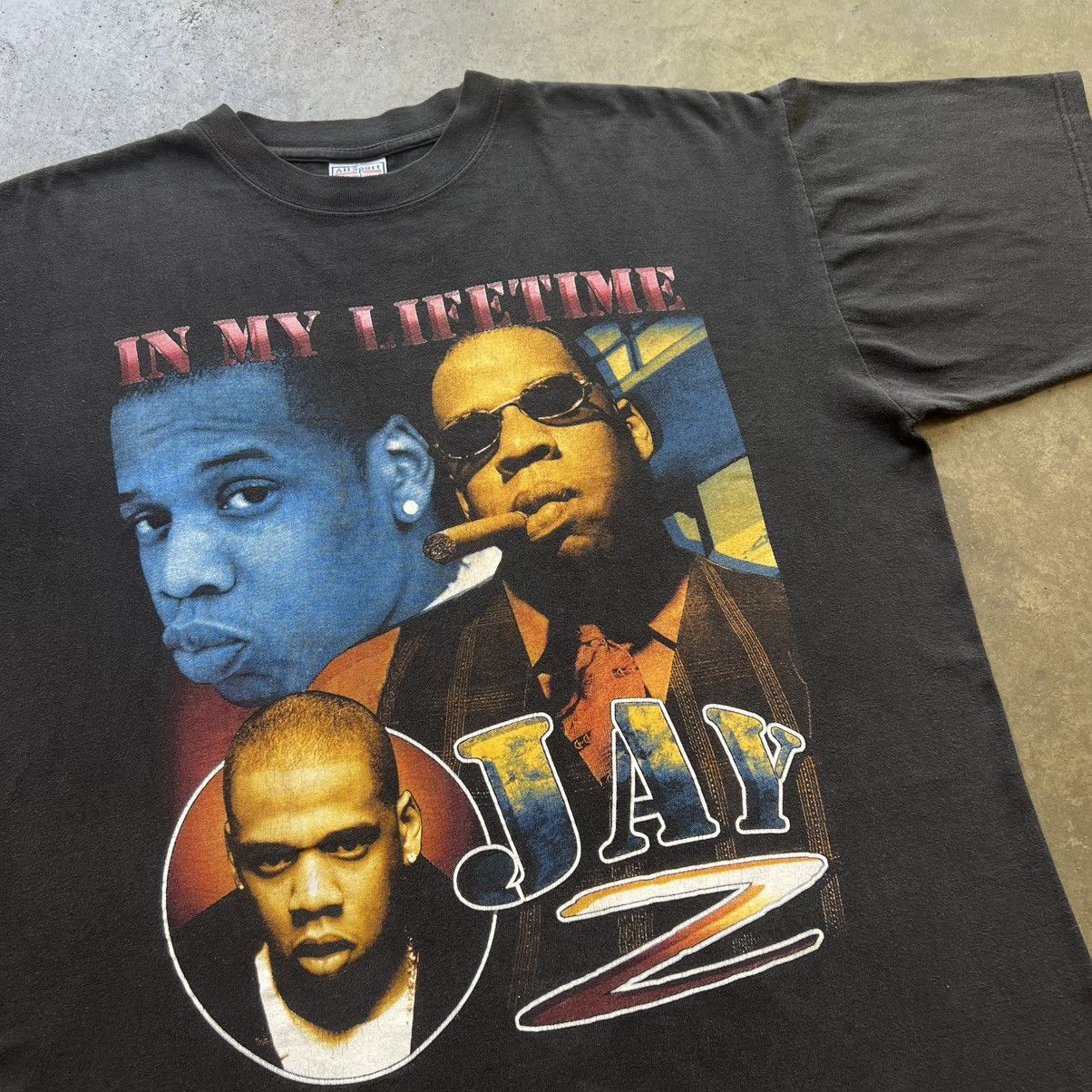All Sport RARE ‘90s Jay-Z Sunshine In My Lifetime Rap Tee Shirt Size US XL / EU 56 / 4 - 3 Thumbnail