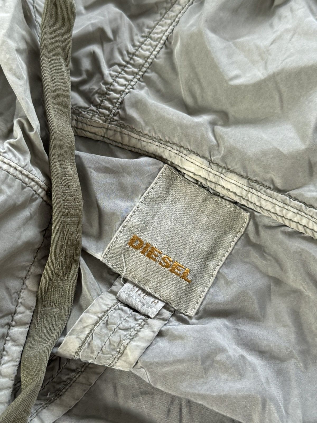 Diesel Diesel Vintage Nylon Military Vibe Vintage Parka Jacket Size M / US 6-8 / IT 42-44 - 8 Thumbnail