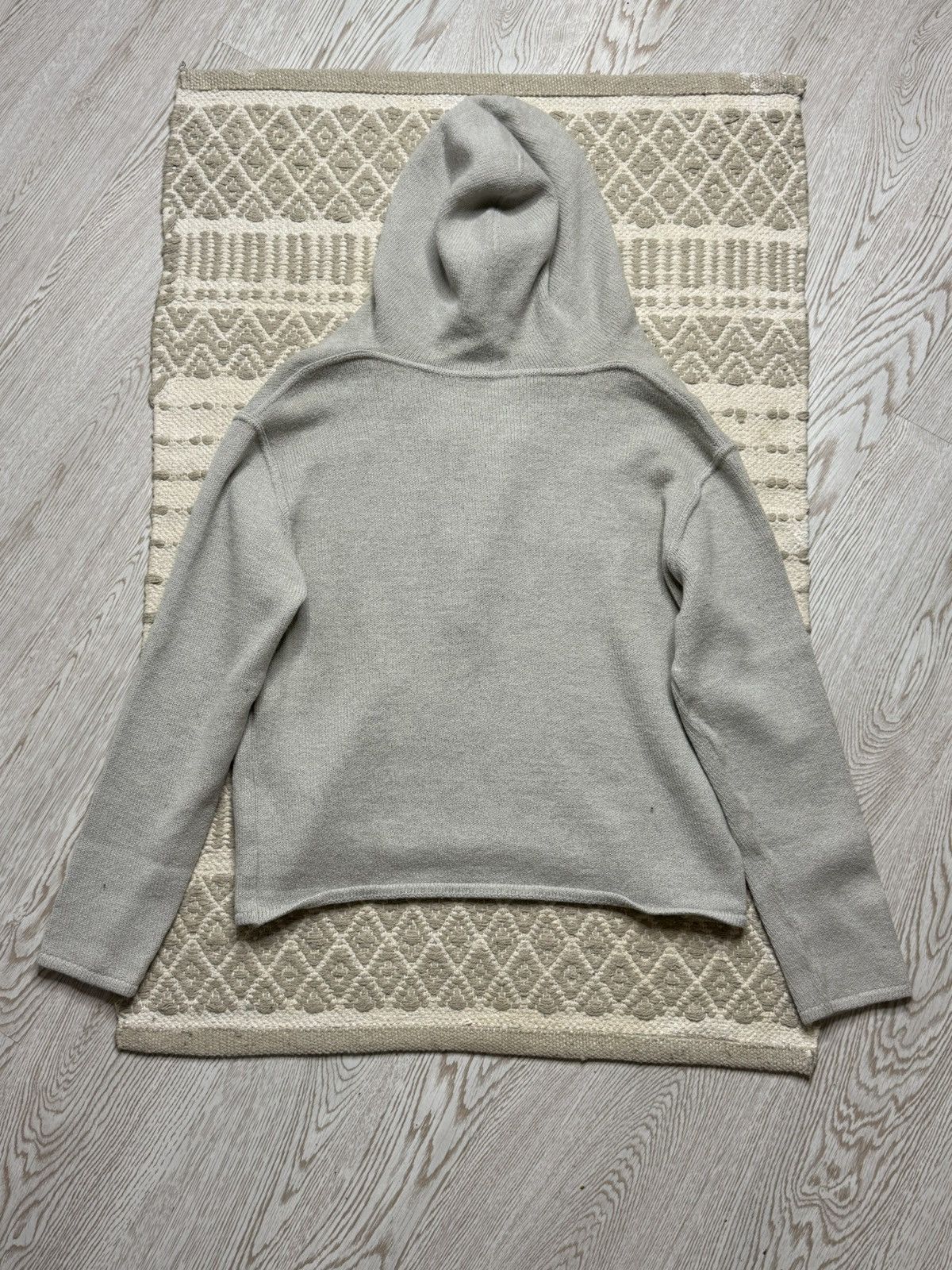 Annette Gortz Annette Gortz Gray Wool Knit 3/4 zip Hoodie size S Size S / US 4 / IT 40 - 8 Thumbnail