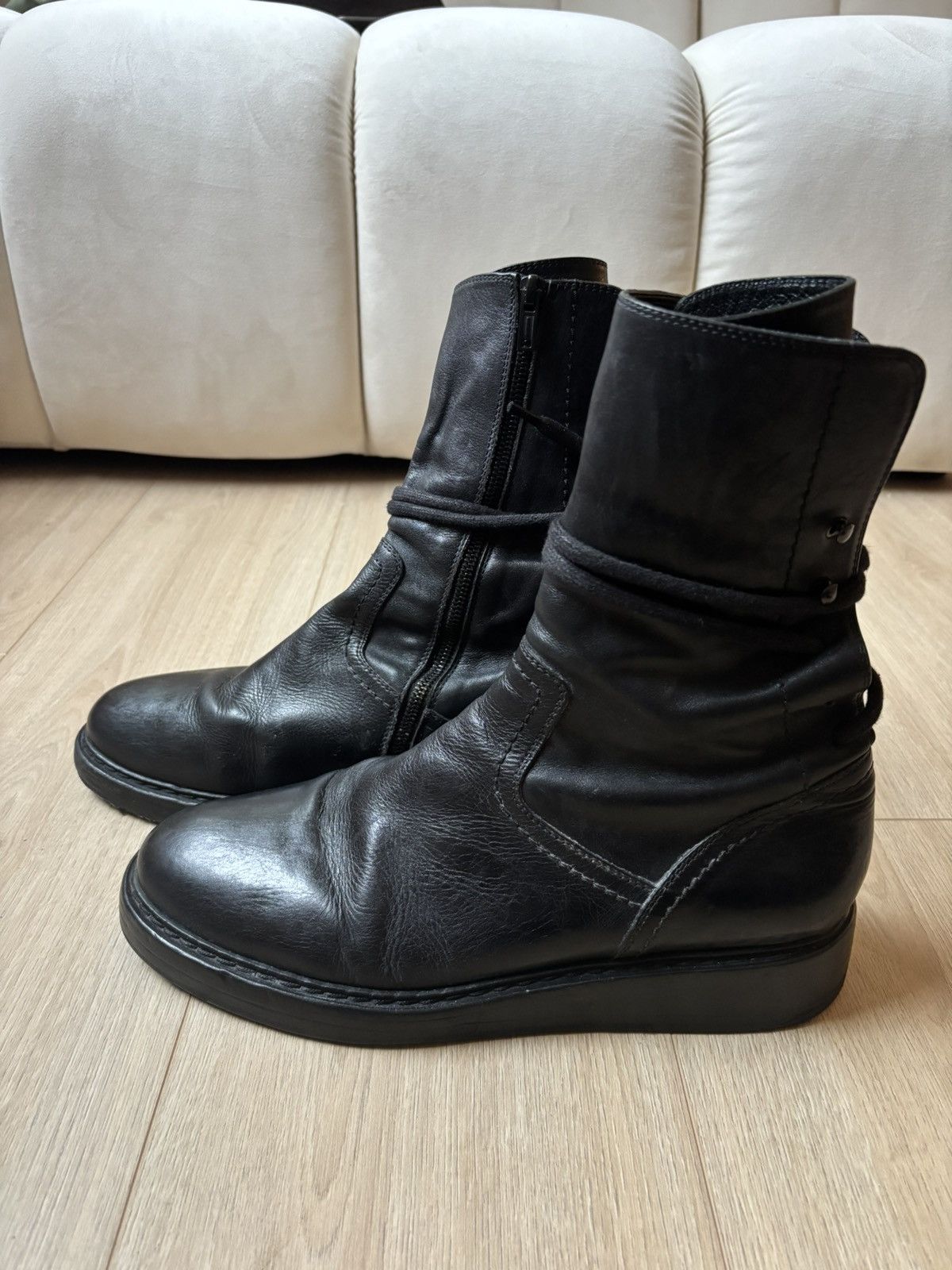 Ann Demeulemeester Ann Demeulemeester FW2011 Vitello Olio Boots Size US 10 / EU 43 - 4 Thumbnail