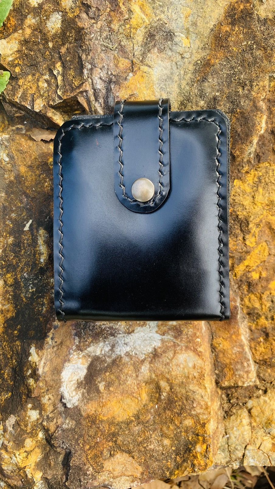 Other LEATHER BUTTON WALLET..HANDMADE Size ONE SIZE - 1 Thumbnail