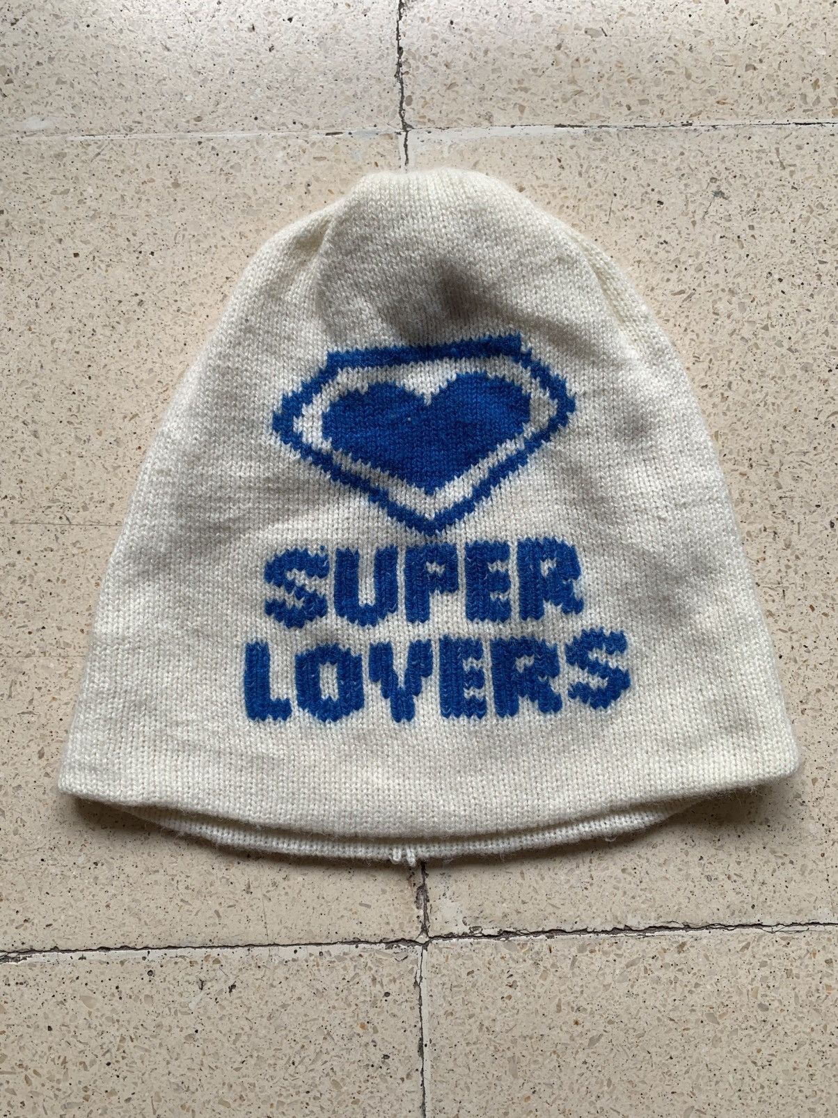 Super Lovers Vintage japanese brand super lovers beanie hats Size ONE SIZE - 1 Thumbnail