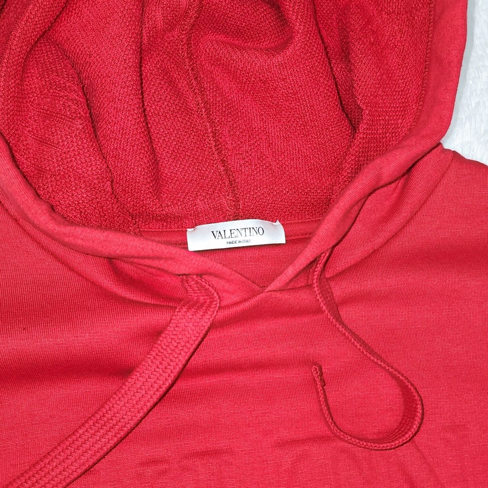Valentino Valentino VLTN Embossed Logo Hoodie Red Size S | MSRP $1090 Size US S / EU 44-46 / 1 - 3 Thumbnail
