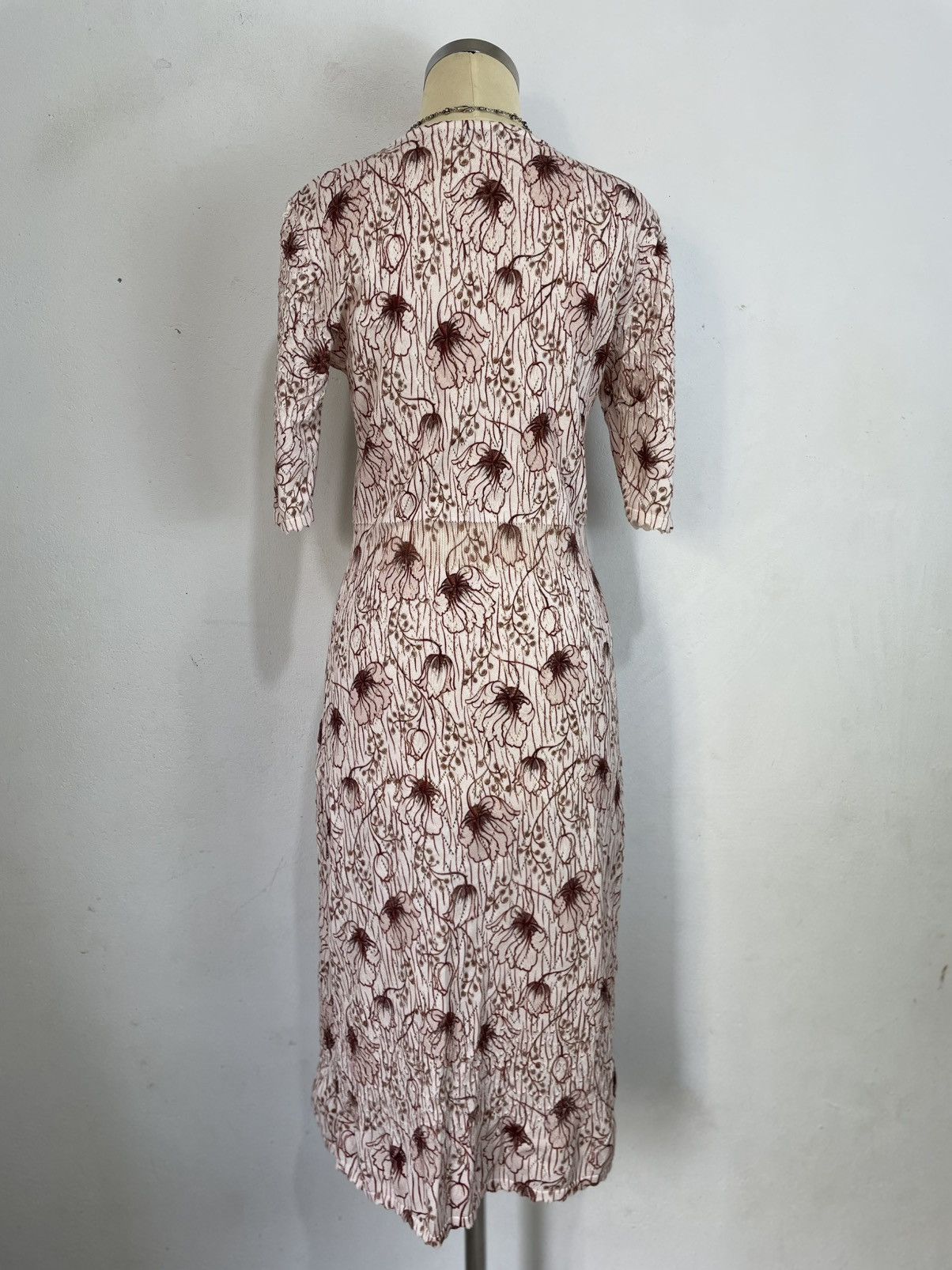 Bottega Veneta Bottega Veneta Cotton Floral Dress Size XS / US 0-2 / IT 36-38 - 2 Thumbnail