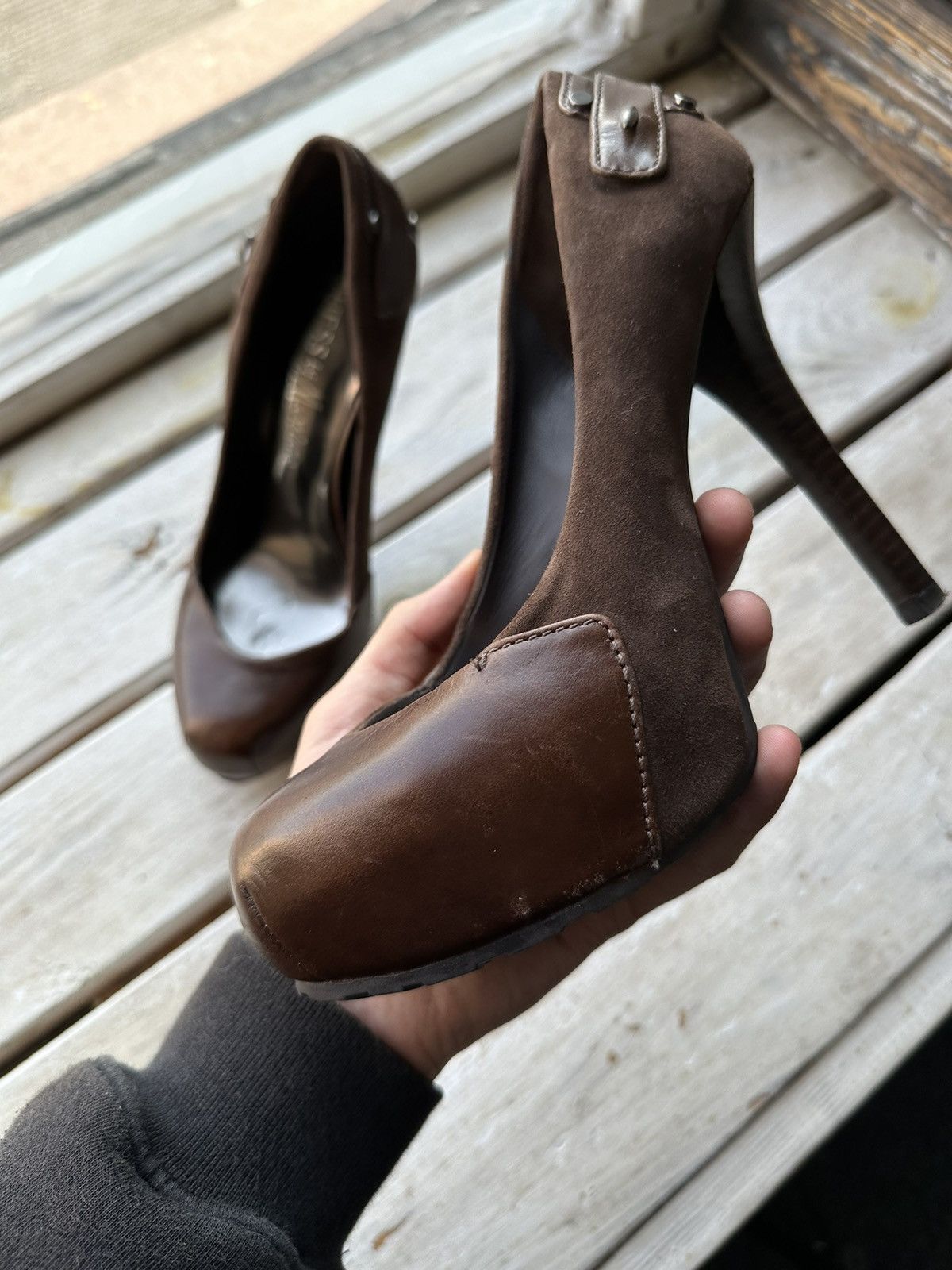 Georges Marciano × Guess × If Six Was Nine 🚨AVANT GARDE IF SIX WAS NINE GUESS BY MARCIANO HEELS RARE Size US 7 / IT 37 - 2 Thumbnail