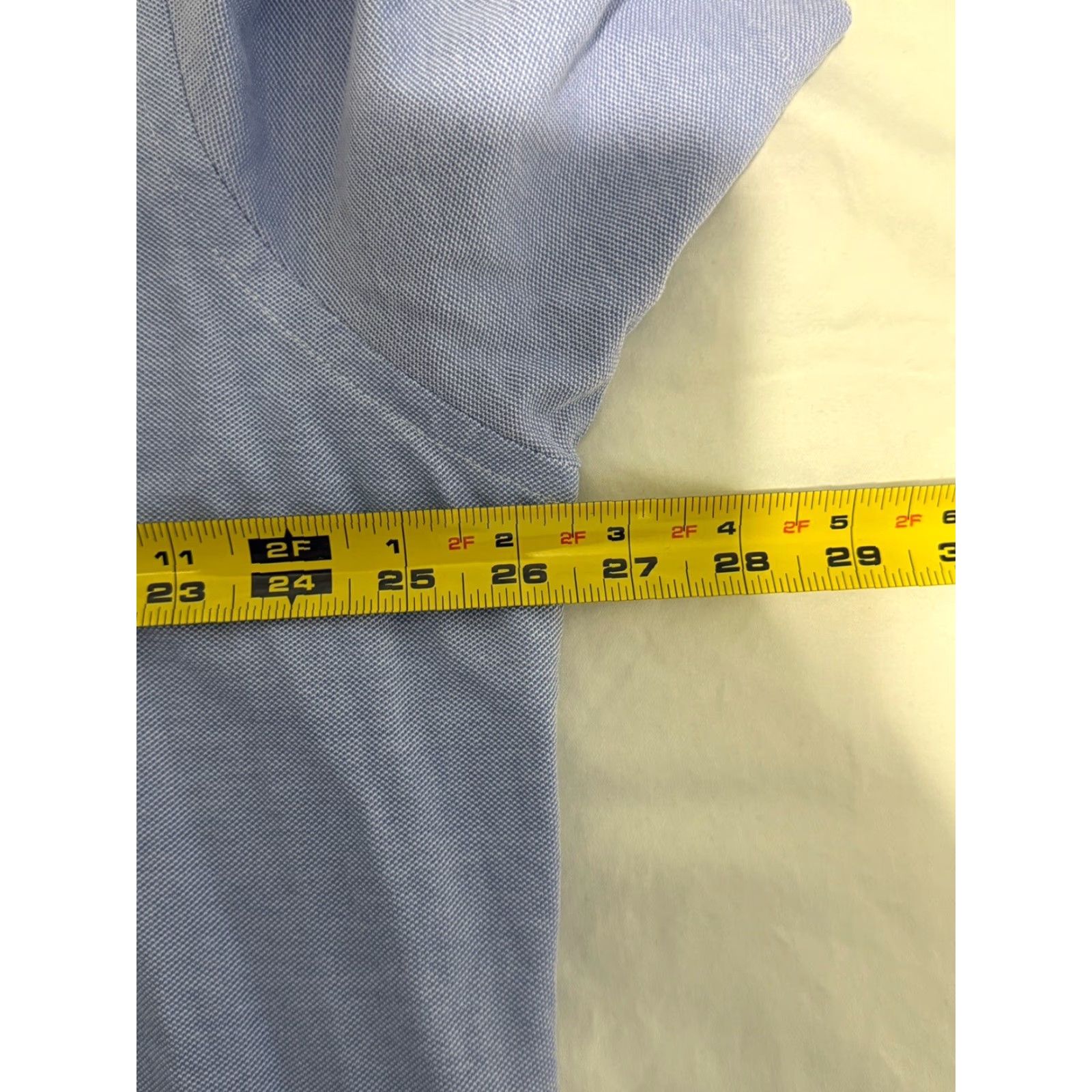 Polo Ralph Lauren Ralph Lauren Polo Shirt Mens 3XB Blue Button Down Knit Oxford Cotton Size US XXL / EU 58 / 5 - 3 Thumbnail