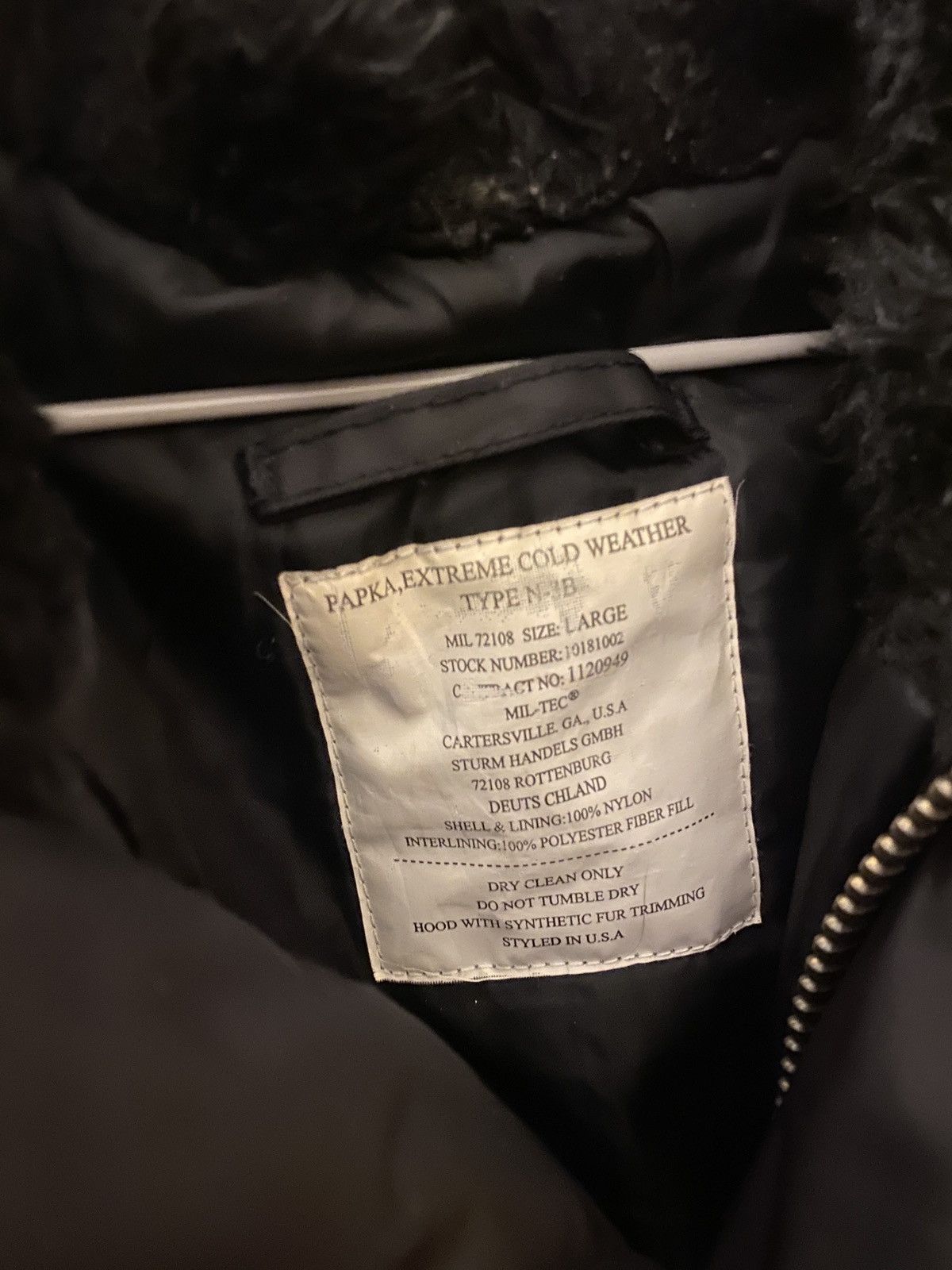 MIL-TEC Mil tec military parka extreme cold wheather type N-3B Size US L / EU 52-54 / 3 - 2 Thumbnail