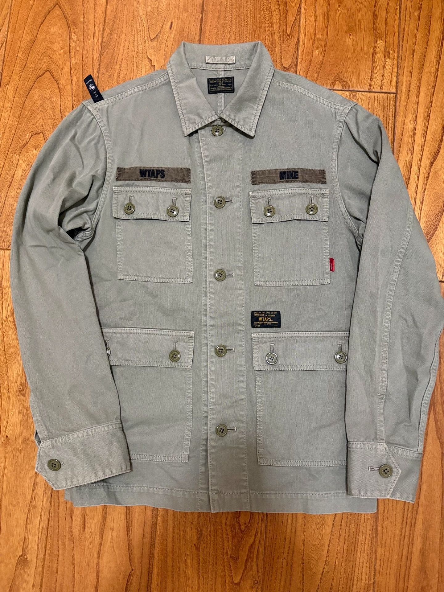 Wtaps WTAPS JUNGLE LS 01 SHIRT COTTON SATIN 2017 | Grailed