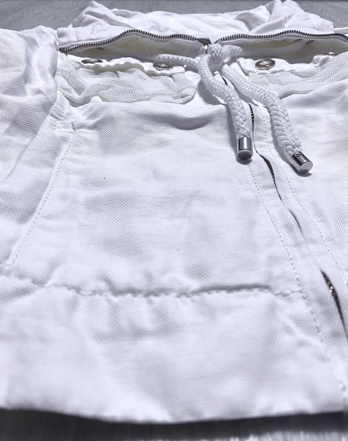 Iceberg Women’s Iceberg Vintage Wide Neck White Light Zip Jacket Size S / US 4 / IT 40 - 10 Thumbnail