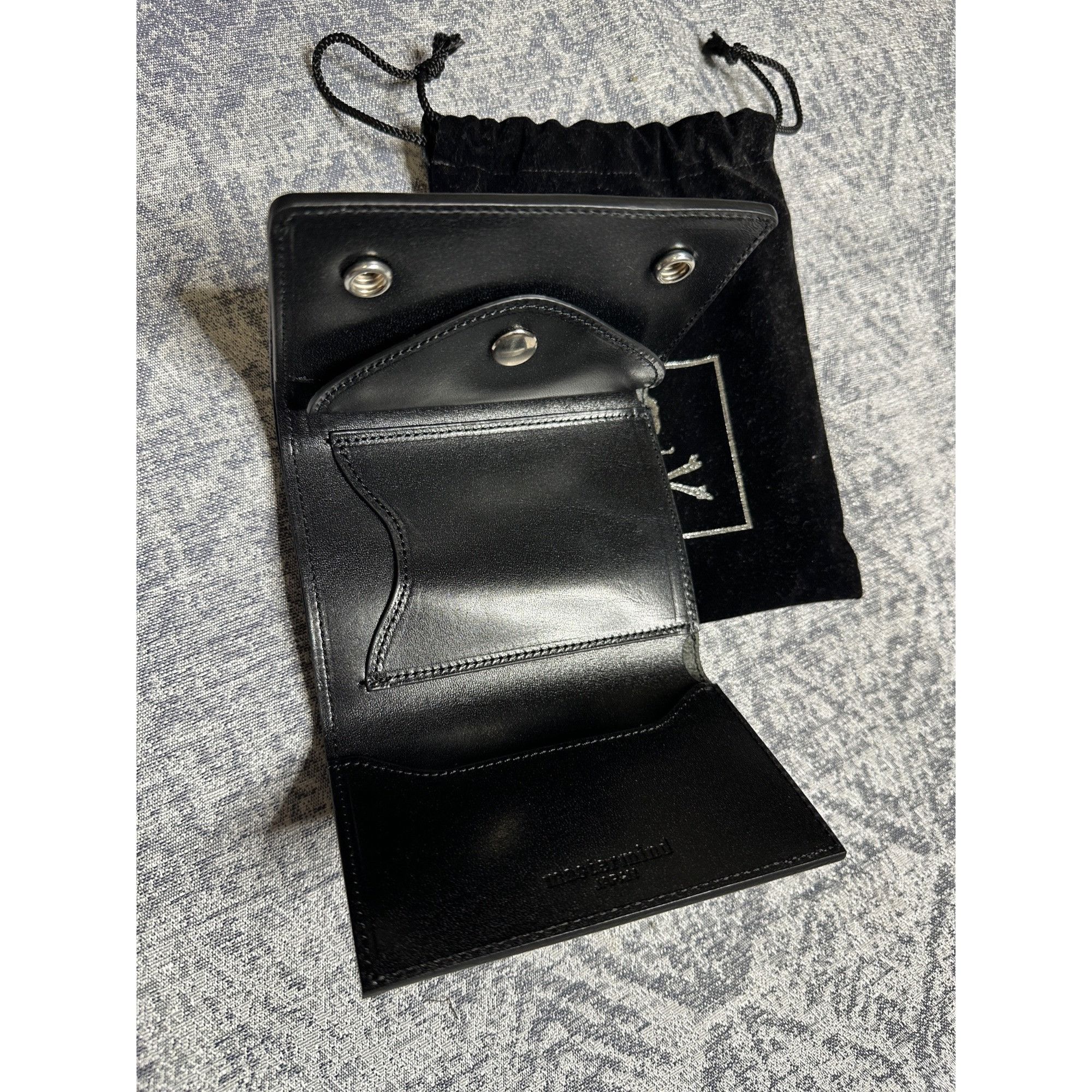 Mastermind Japan Mastermind Black Leather MJ Short Wallet Size ONE SIZE - 2 Thumbnail