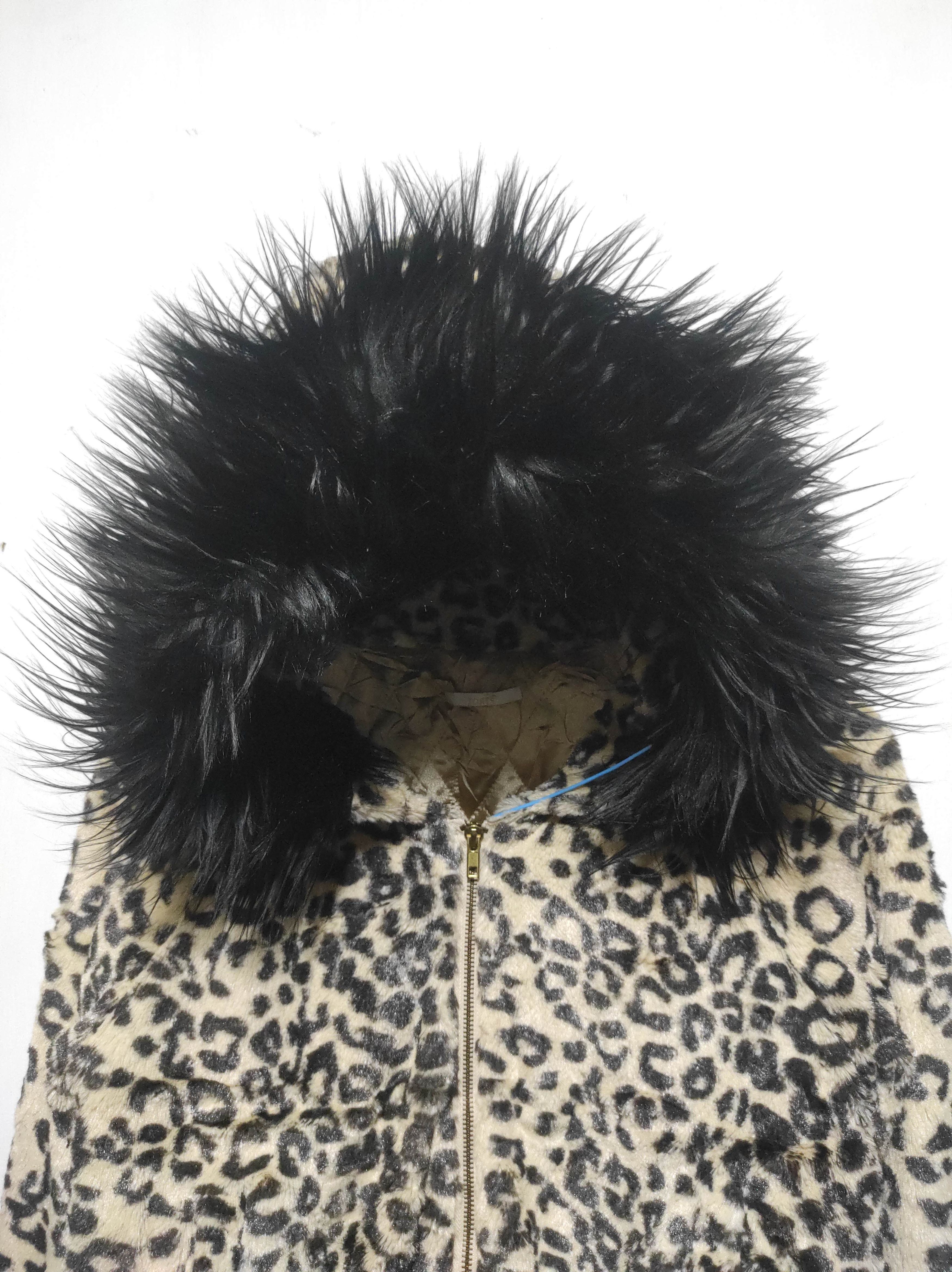 Hysteric Glamour Torte Sherpa Leopard Fur Zip Hoodie Lgb IfSixWasNine style Size M / US 6-8 / IT 42-44 - 3 Thumbnail