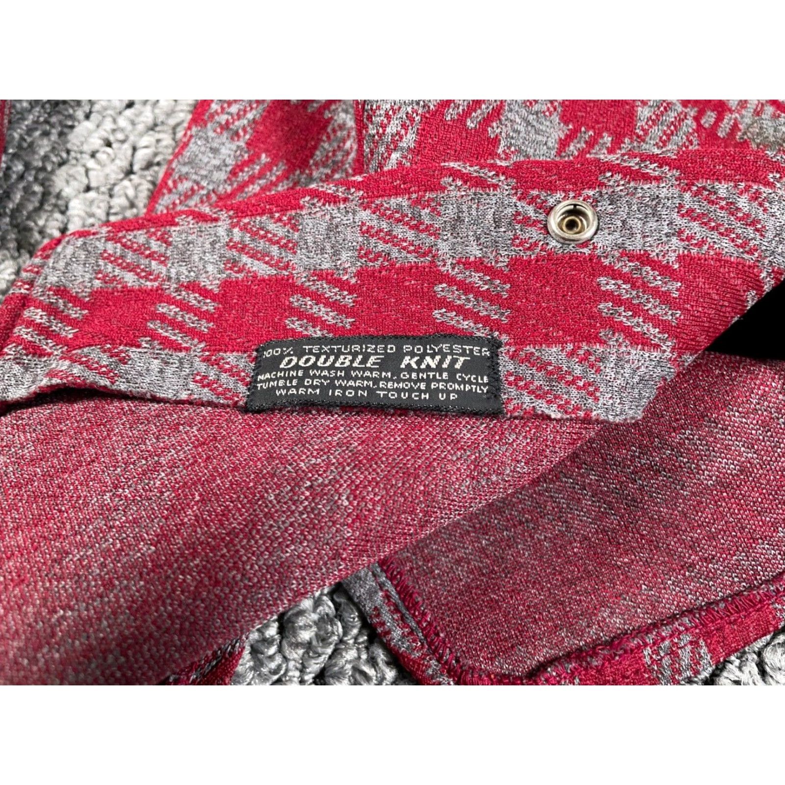 Vintage VINTAGE Women's Small Red Gray Plaid Western Shirt Size S / US 4 / IT 40 - 6 Thumbnail