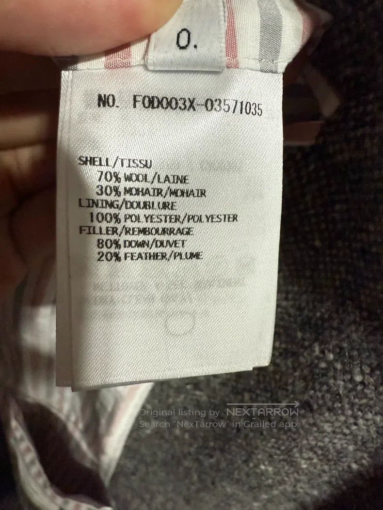 Thom Browne Thom Browne Wool and down coat Size XS / US 0-2 / IT 36-38 - 8 Thumbnail